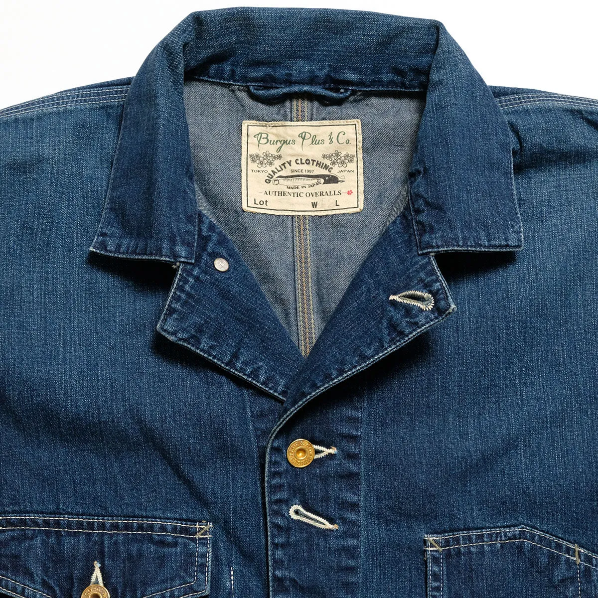 BURGUS PLUS - 11oz. Denim Coverall - Mid Used - 72000-10 sold by Burgus Plus product image thumbnail 3