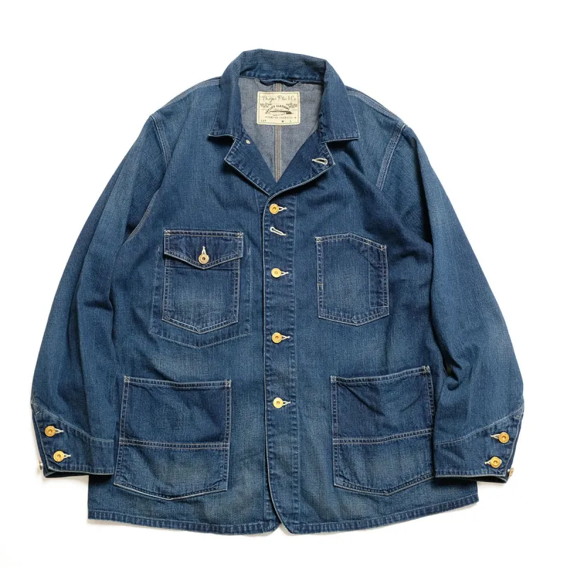 BURGUS PLUS - 11oz. Denim Coverall - Mid Used - 72000-10 made by Burgus Plus