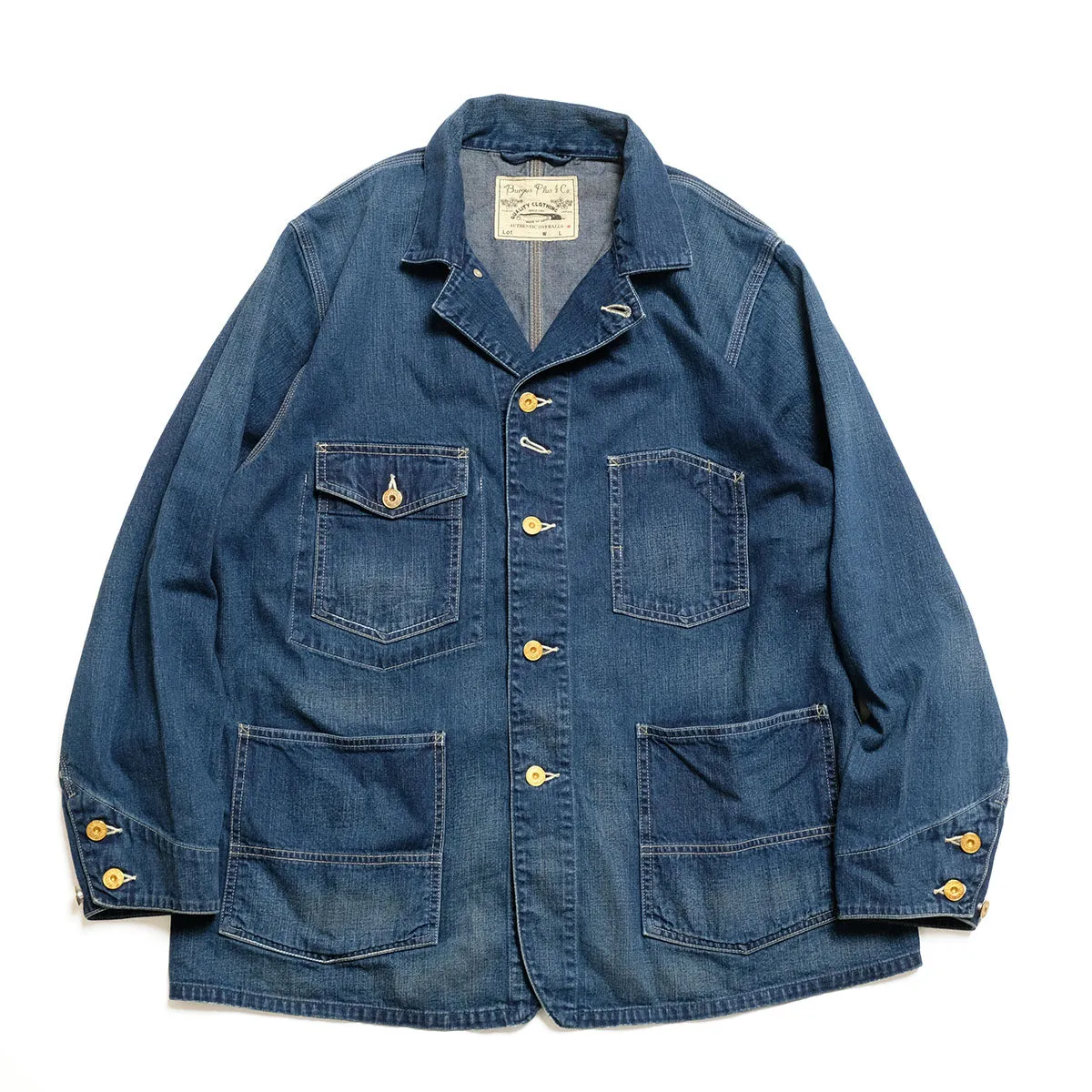 BURGUS PLUS - 11oz. Denim Coverall - Mid Used - 72000-10 sold by Burgus Plus
