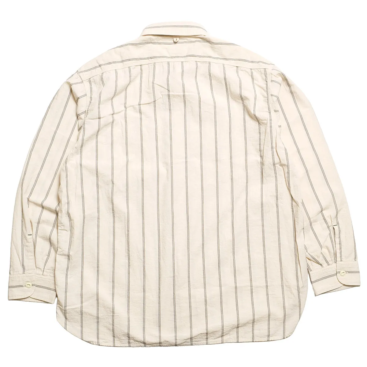 BURGUS PLUS - Stripe Chambray Work Shirt - Wide Silhouette - HBP-300CHWD-ST7 sold by Burgus Plus product image thumbnail 2