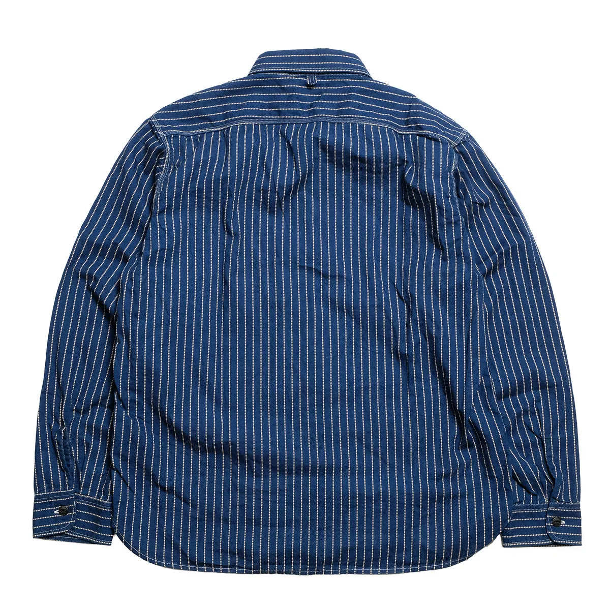BURGUS PLUS - Beta Chambray Work Shirt - Wabash Stripe - HBP-300CHB-WB sold by Burgus Plus product image thumbnail 2