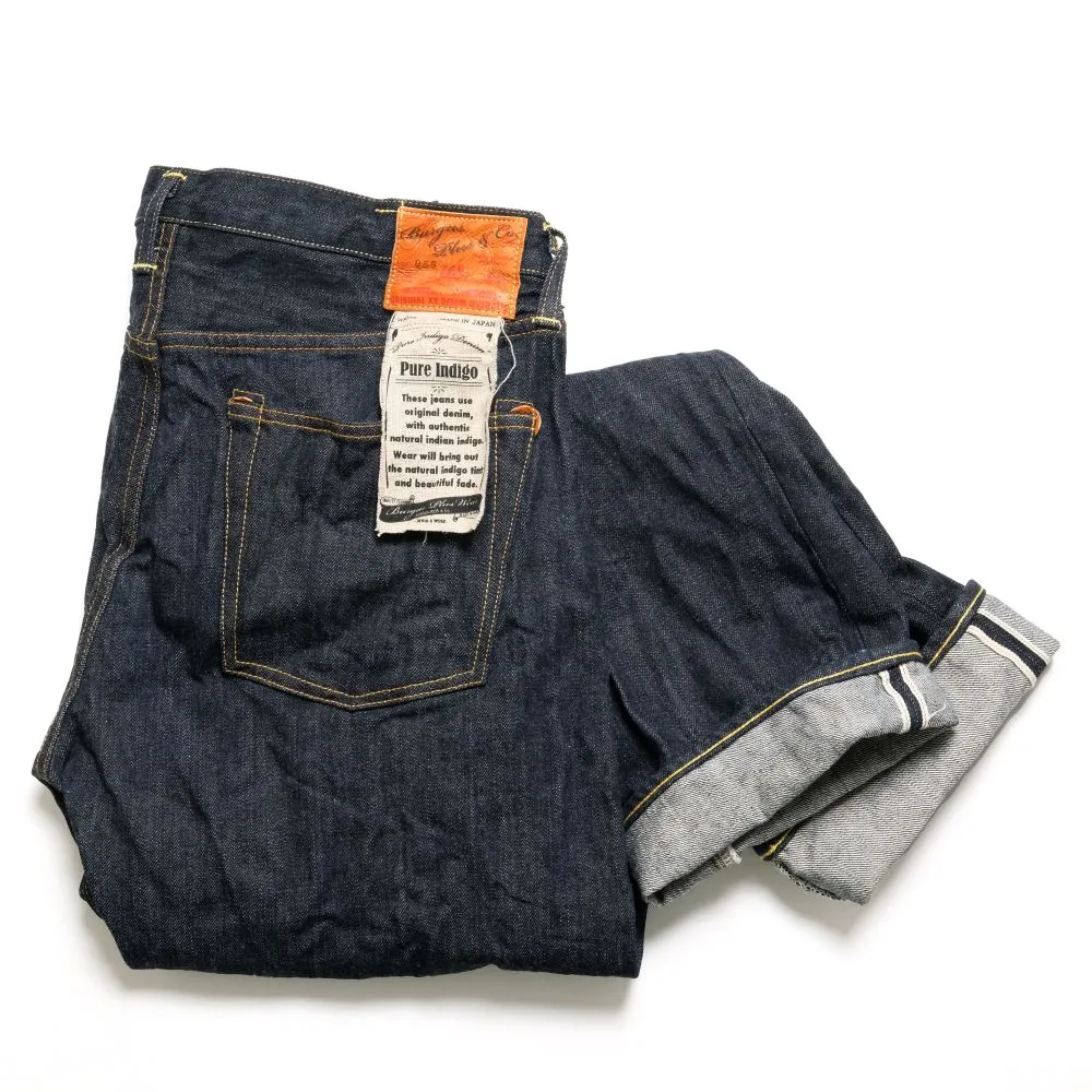 Burgus Plus - Natural Indigo Selvedge Jeans - 1955 Model - 955-XX-02 sold by Burgus Plus