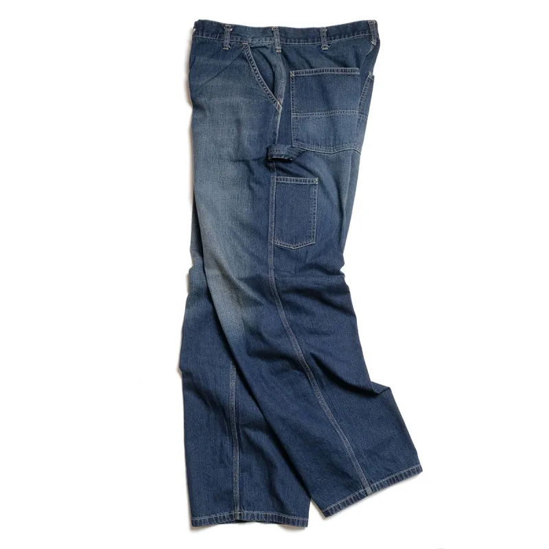 BURGUS PLUS - Work Painter Pants - 11oz. Denim - Mid Used - 560-10-MU made by Burgus Plus