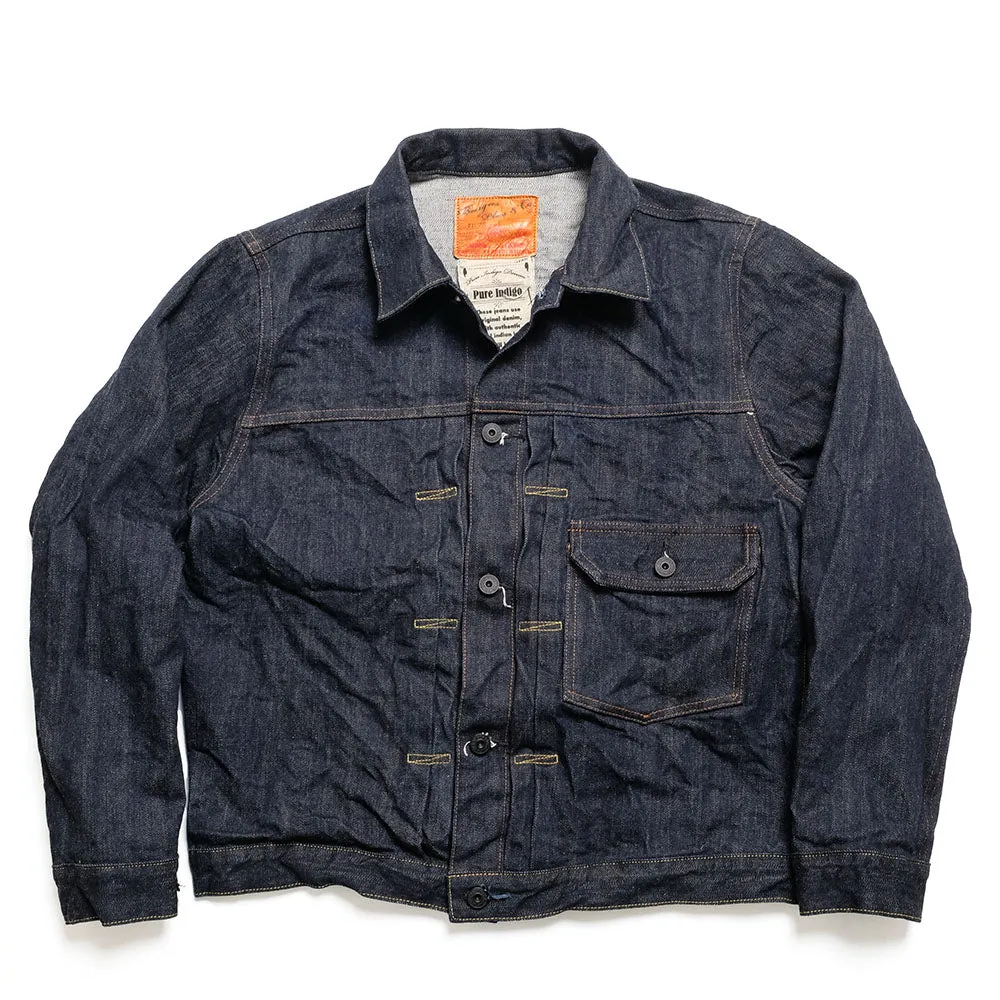 Burgus Plus - Natural Indigo - 1st Type Denim Jacket - 71928-XX sold by Burgus Plus