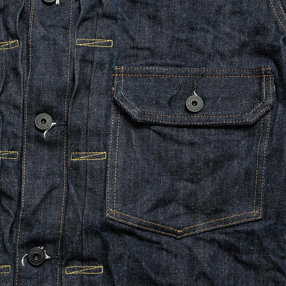 Burgus Plus - Natural Indigo - 1st Type Denim Jacket - 71928-XX sold by Burgus Plus product image thumbnail 4