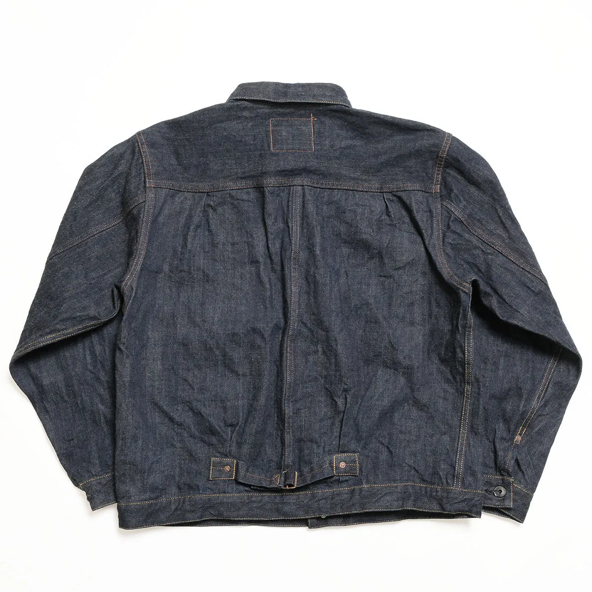 Burgus Plus - Natural Indigo - 1st Type Denim Jacket T-back style - 71928-XXT sold by Burgus Plus product image thumbnail 2