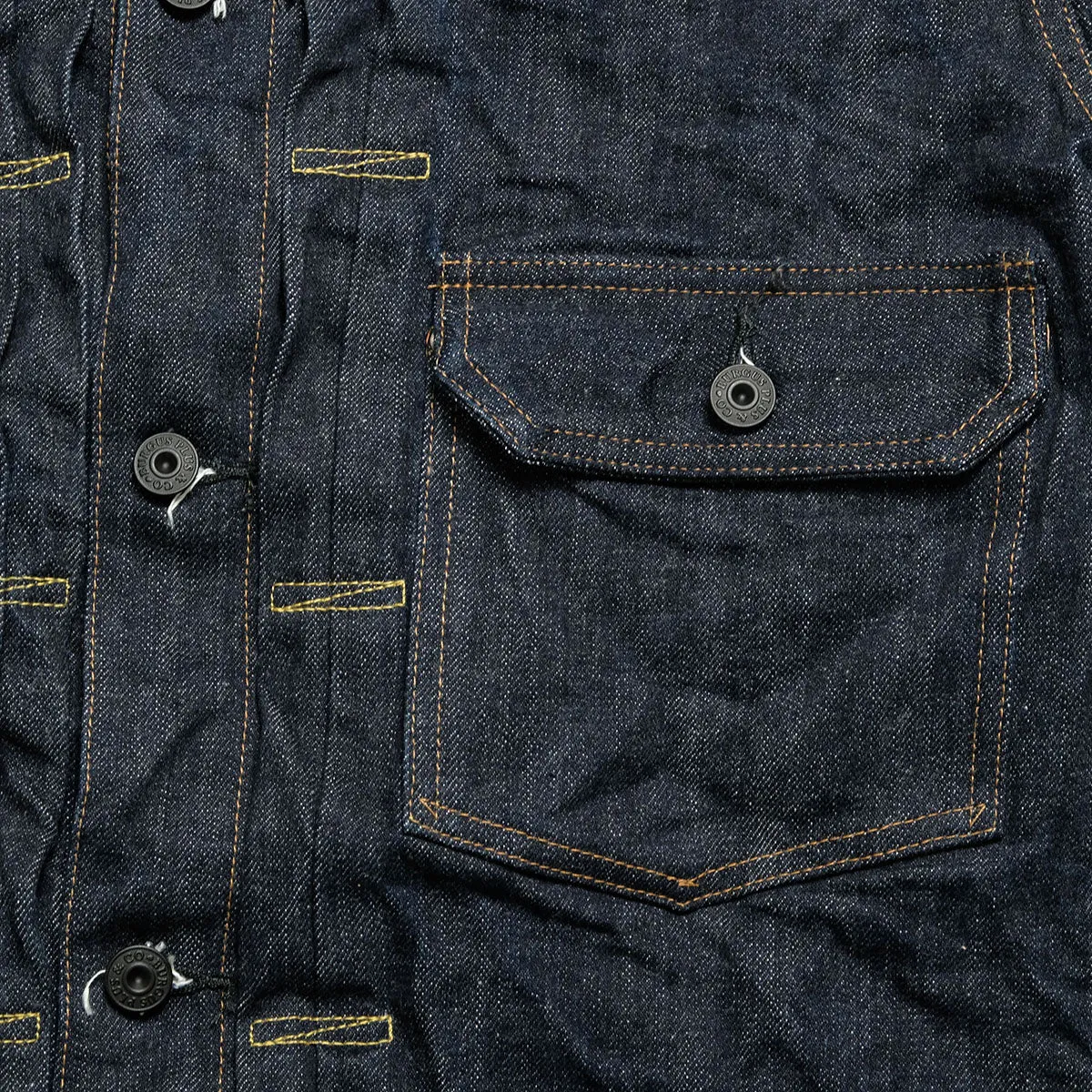 Burgus Plus - Natural Indigo - 1st Type Denim Jacket T-back style - 71928-XXT sold by Burgus Plus product image thumbnail 4