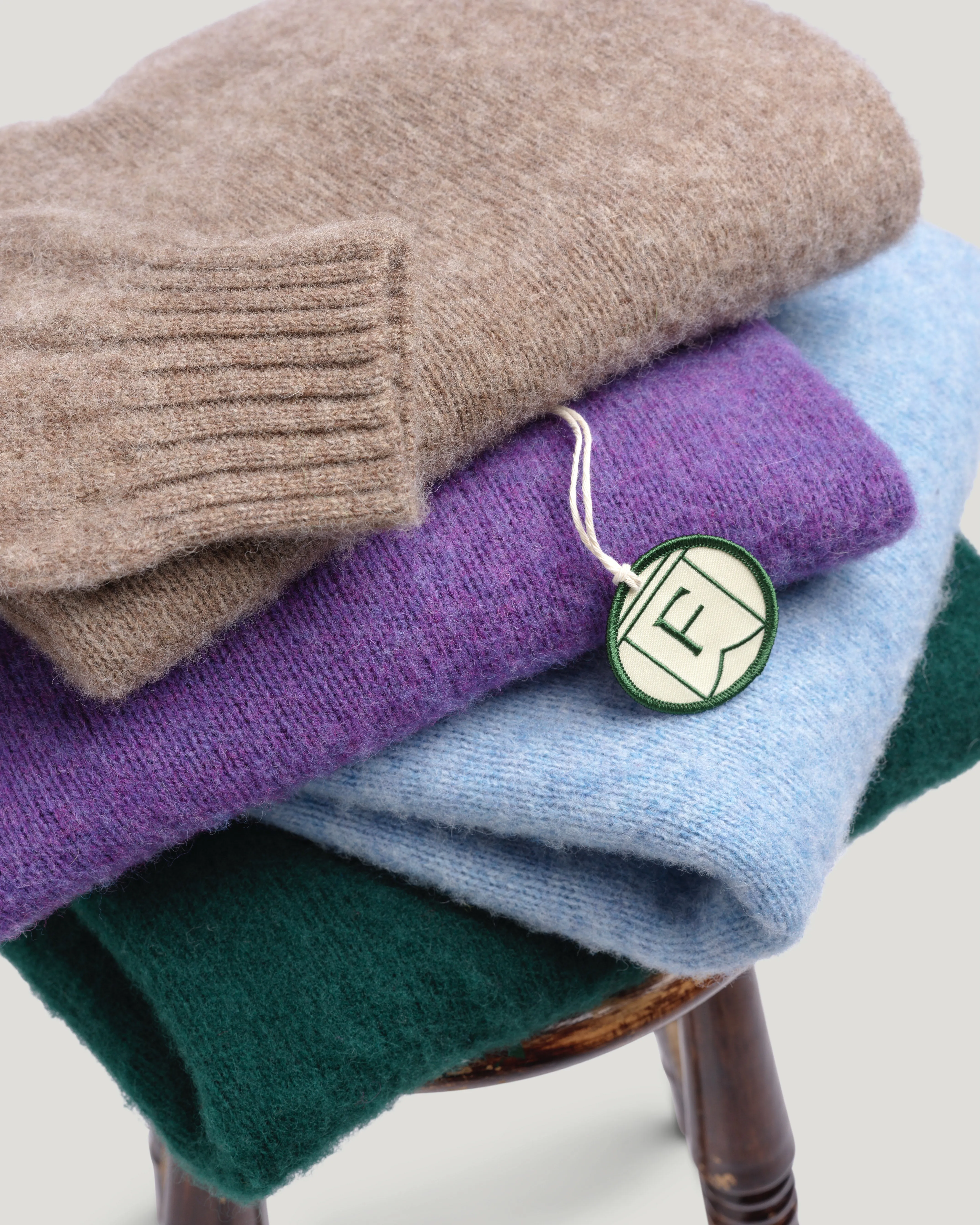 Fishtail Shaggy Jumper - Bottle Green sold by Fishtail product image thumbnail 5