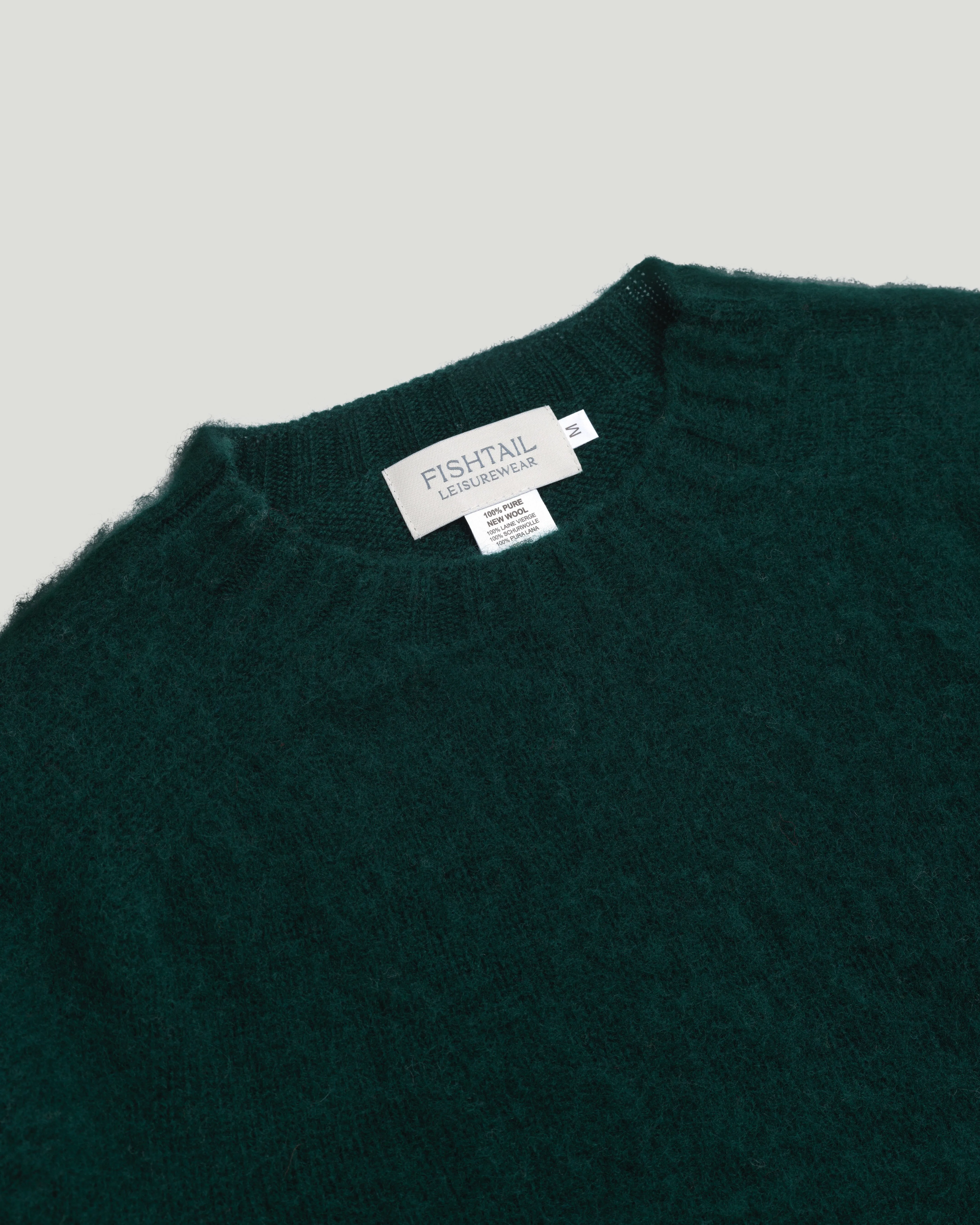 Fishtail Shaggy Jumper - Bottle Green sold by Fishtail product image thumbnail 2