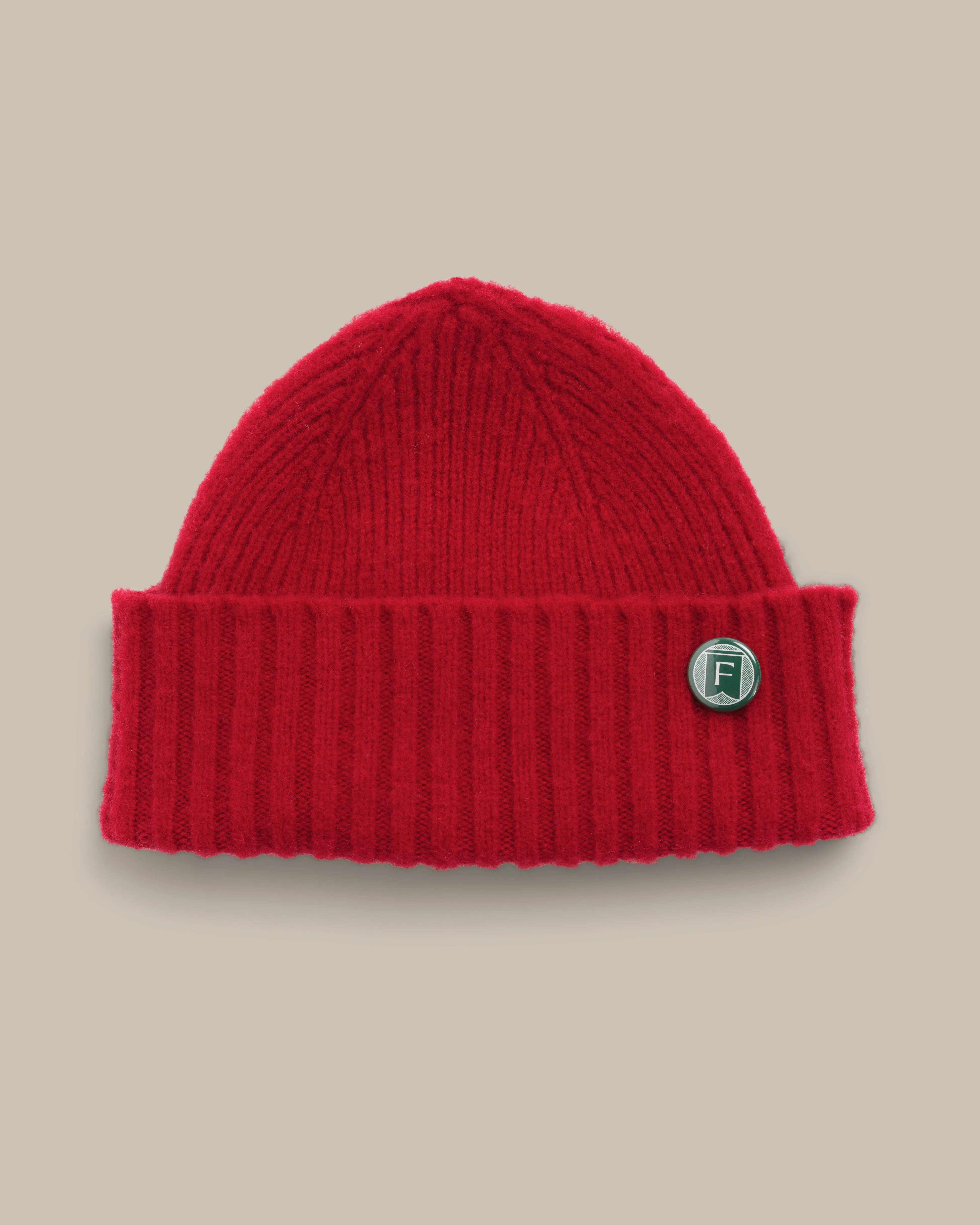 Fishtail Shaggy Beanie - Red sold by Fishtail