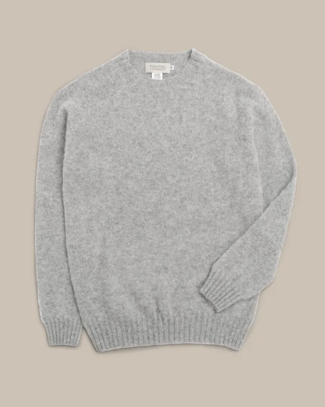 Fishtail Shaggy Jumper - Silver sold by Fishtail