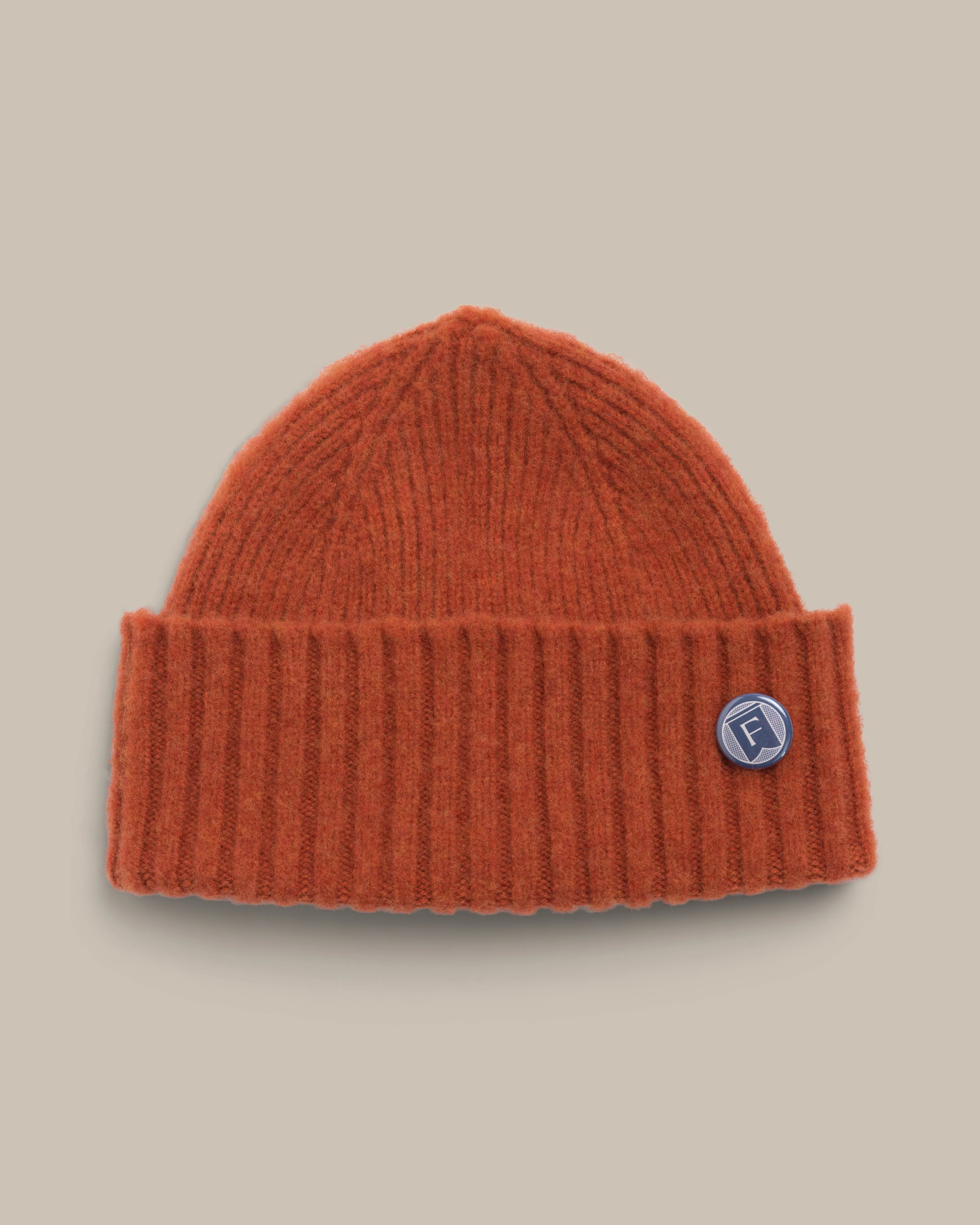 Fishtail Shaggy Beanie - Rust sold by Fishtail
