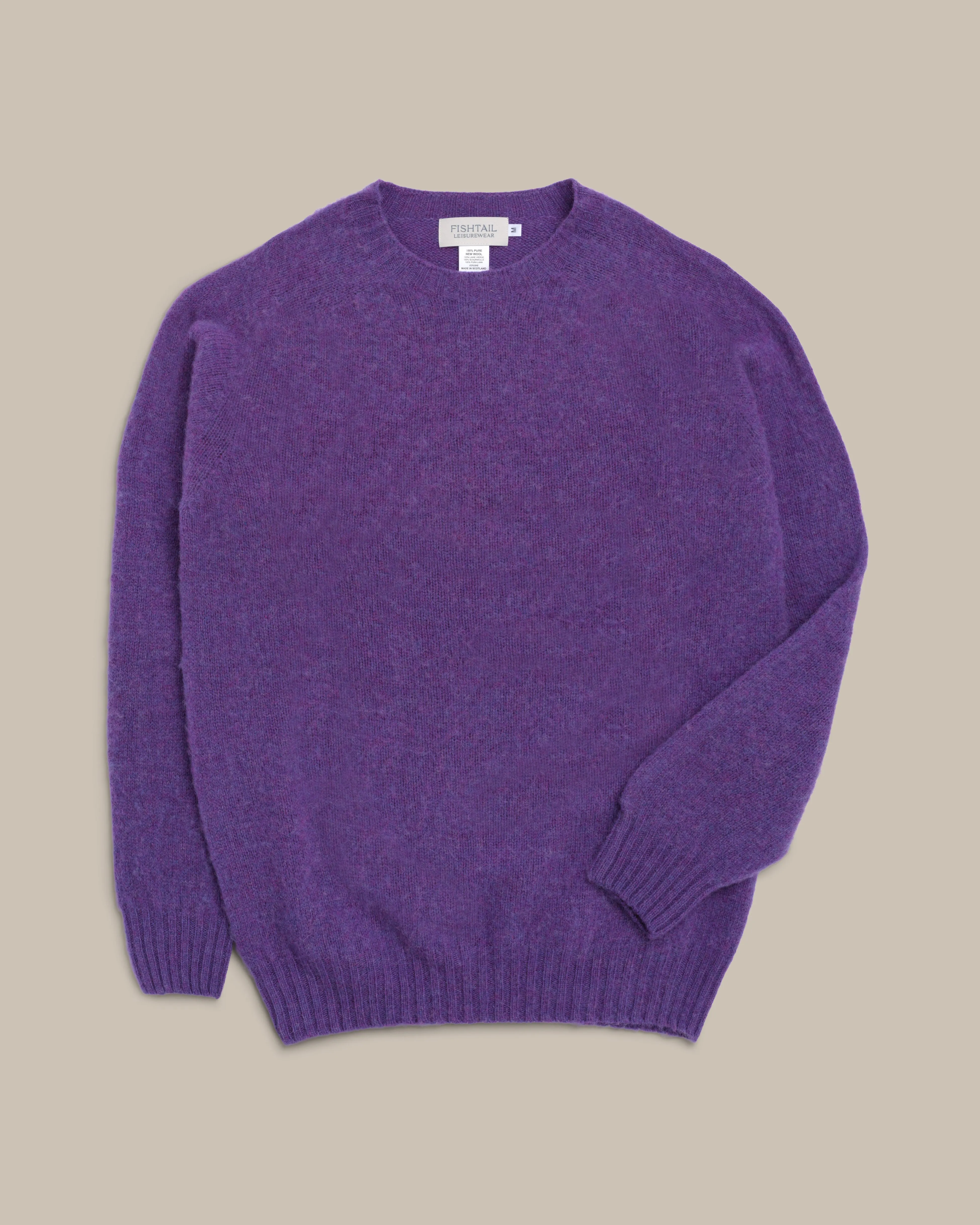 Fishtail Shaggy Jumper - Purple sold by Fishtail