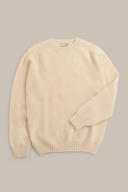 Fishtail Shaggy Jumper - Ecru sold by Fishtail