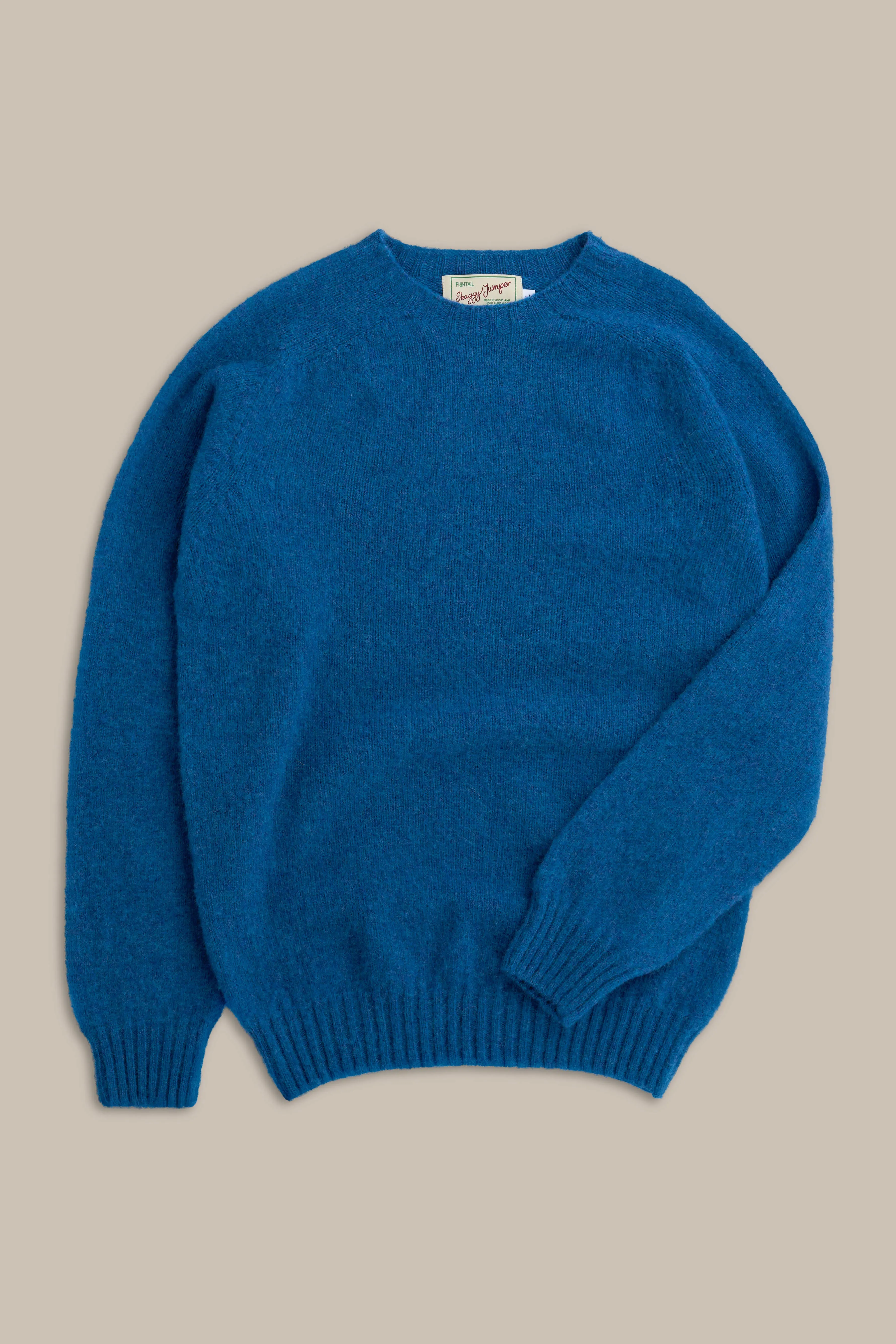 Fishtail Shaggy Jumper - Blue sold by Fishtail