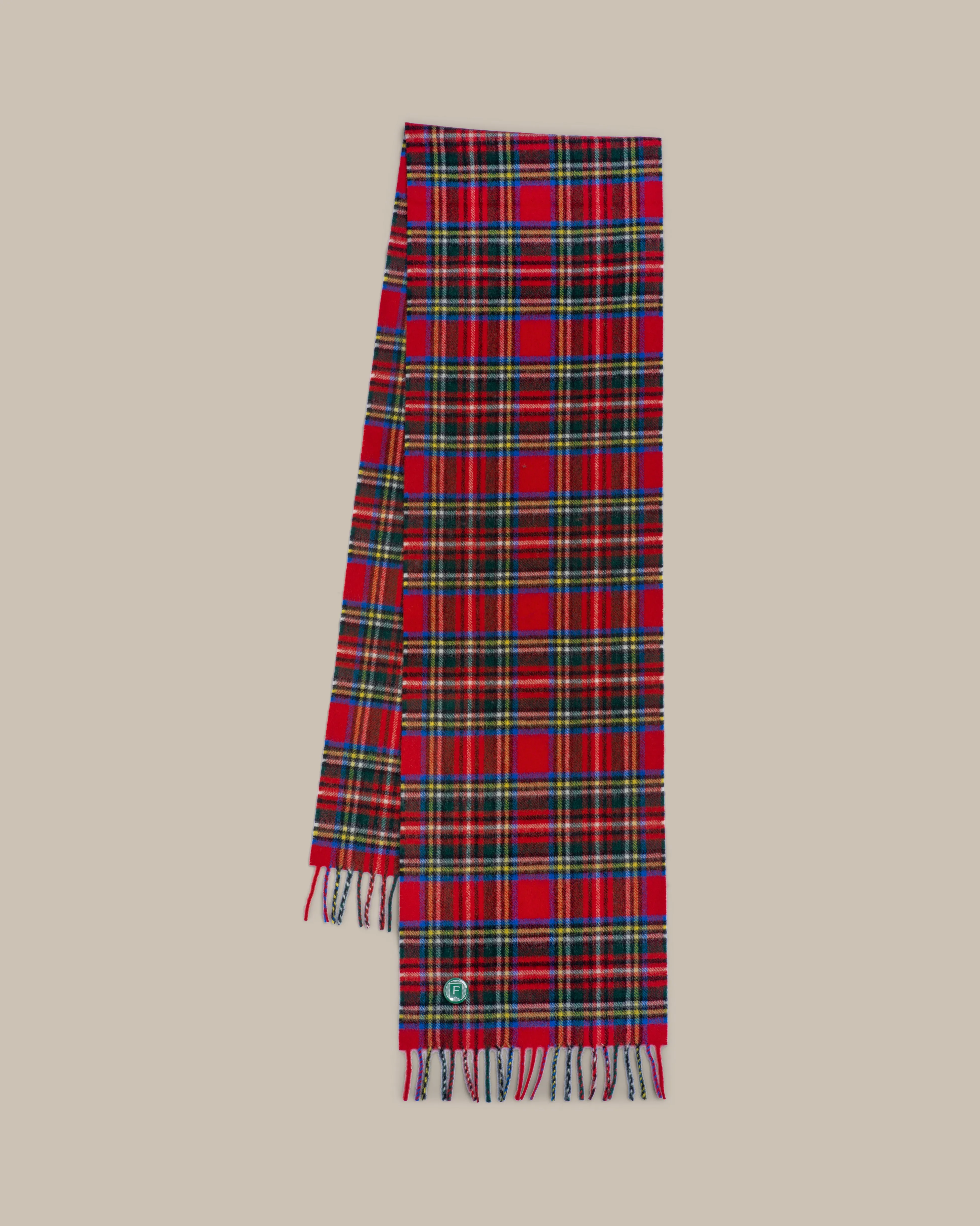 Fishtail Brushed Lambswool Scarf - Tartan sold by Fishtail product image thumbnail 2