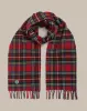 Fishtail Brushed Lambswool Scarf - Tartan sold by Fishtail