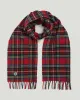 Fishtail Brushed Lambswool Scarf - Tartan sold by Fishtail