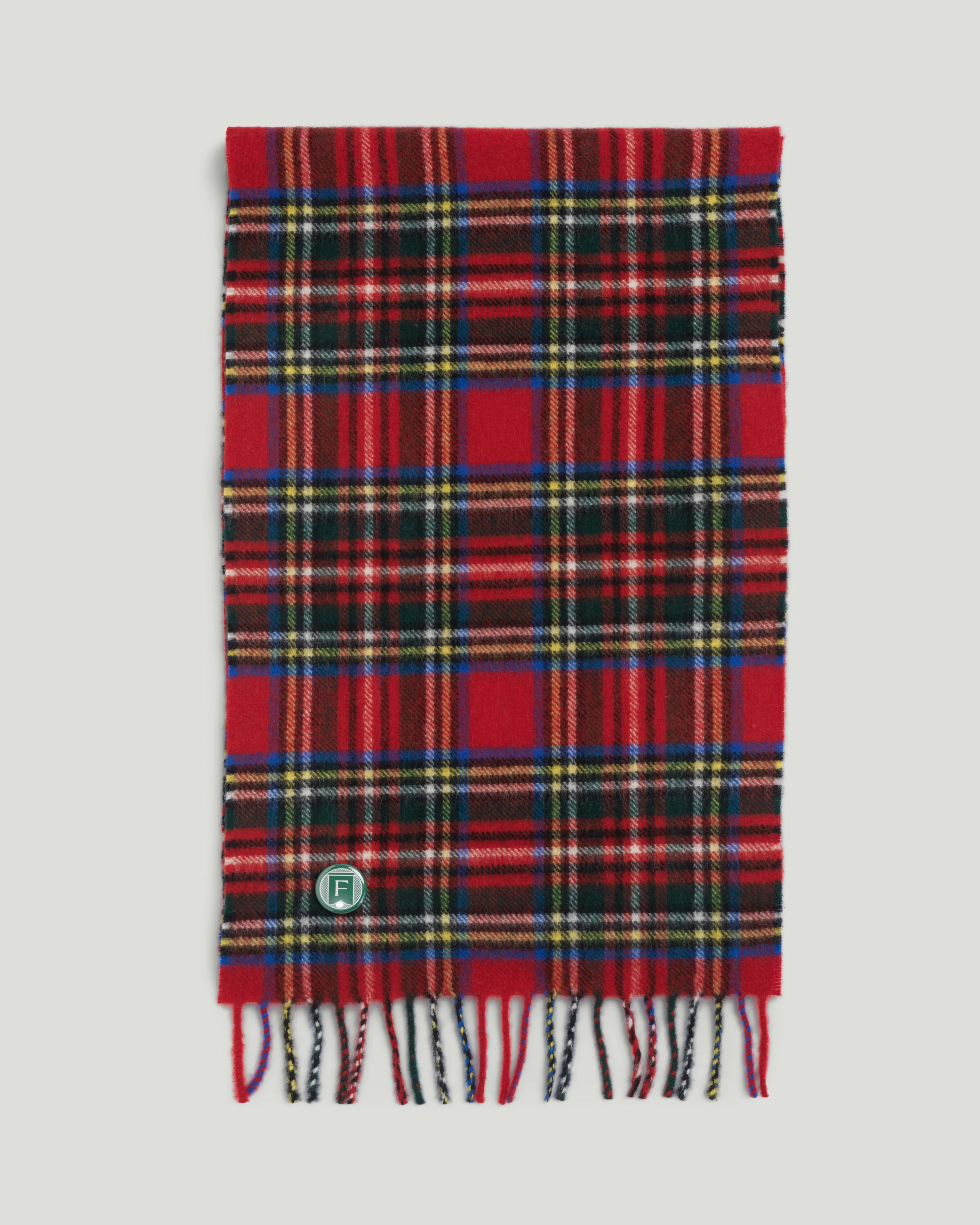 Fishtail Brushed Lambswool Scarf - Tartan sold by Fishtail product image thumbnail 3
