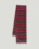 Fishtail Brushed Lambswool Scarf - Tartan sold by Fishtail