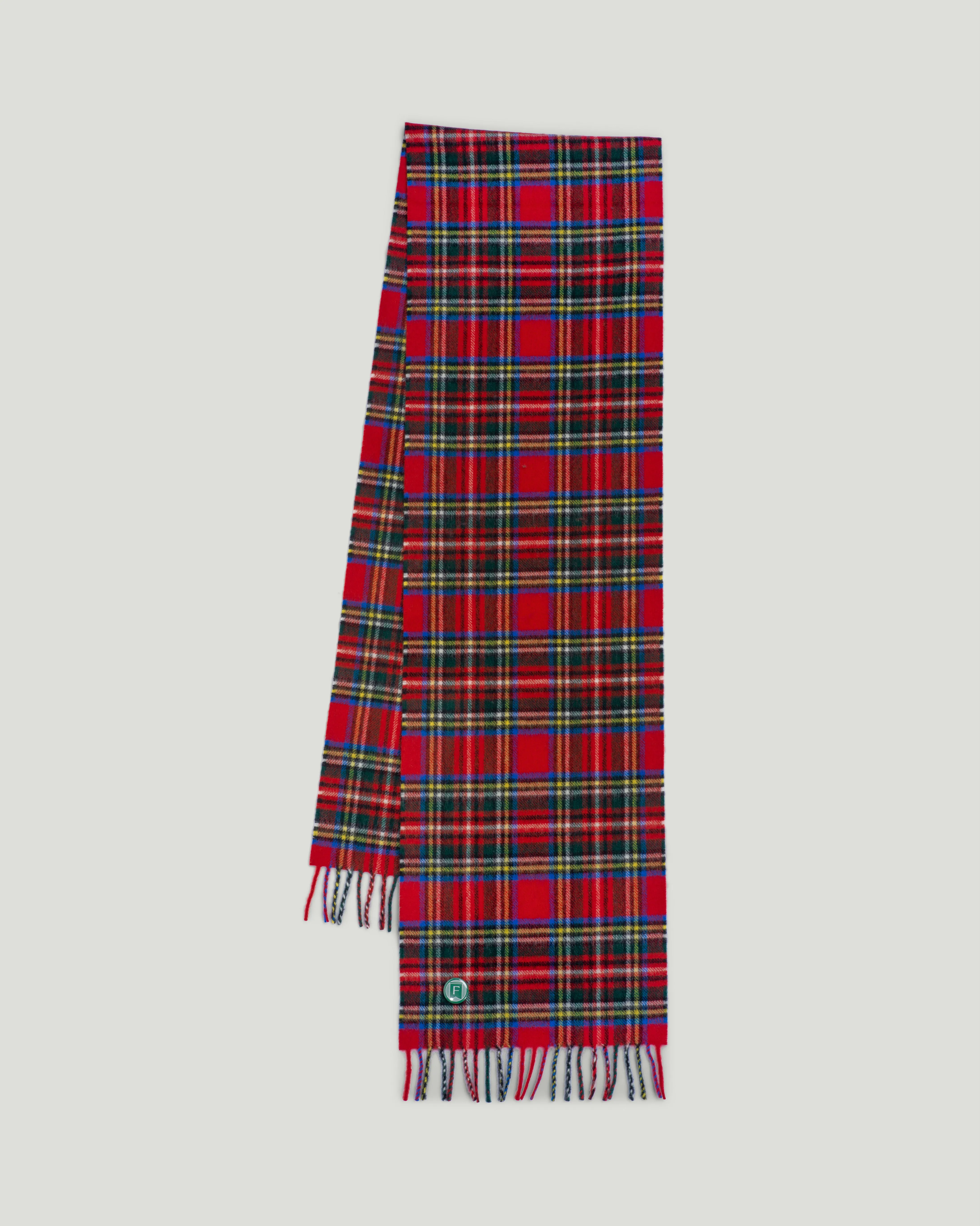 Fishtail Brushed Lambswool Scarf - Tartan sold by Fishtail product image thumbnail 4