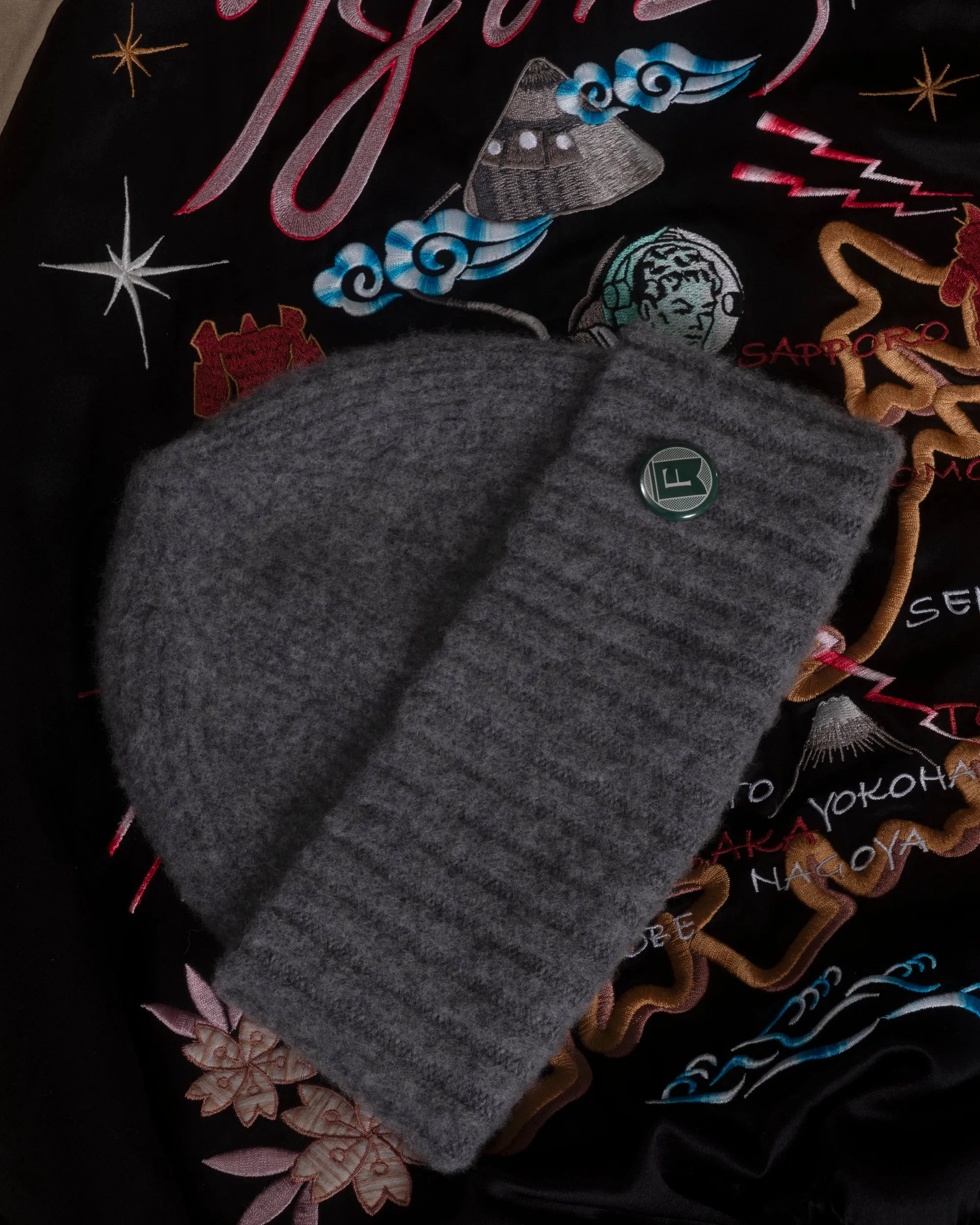 Fishtail Shaggy Beanie - Grey sold by Fishtail product image thumbnail 2