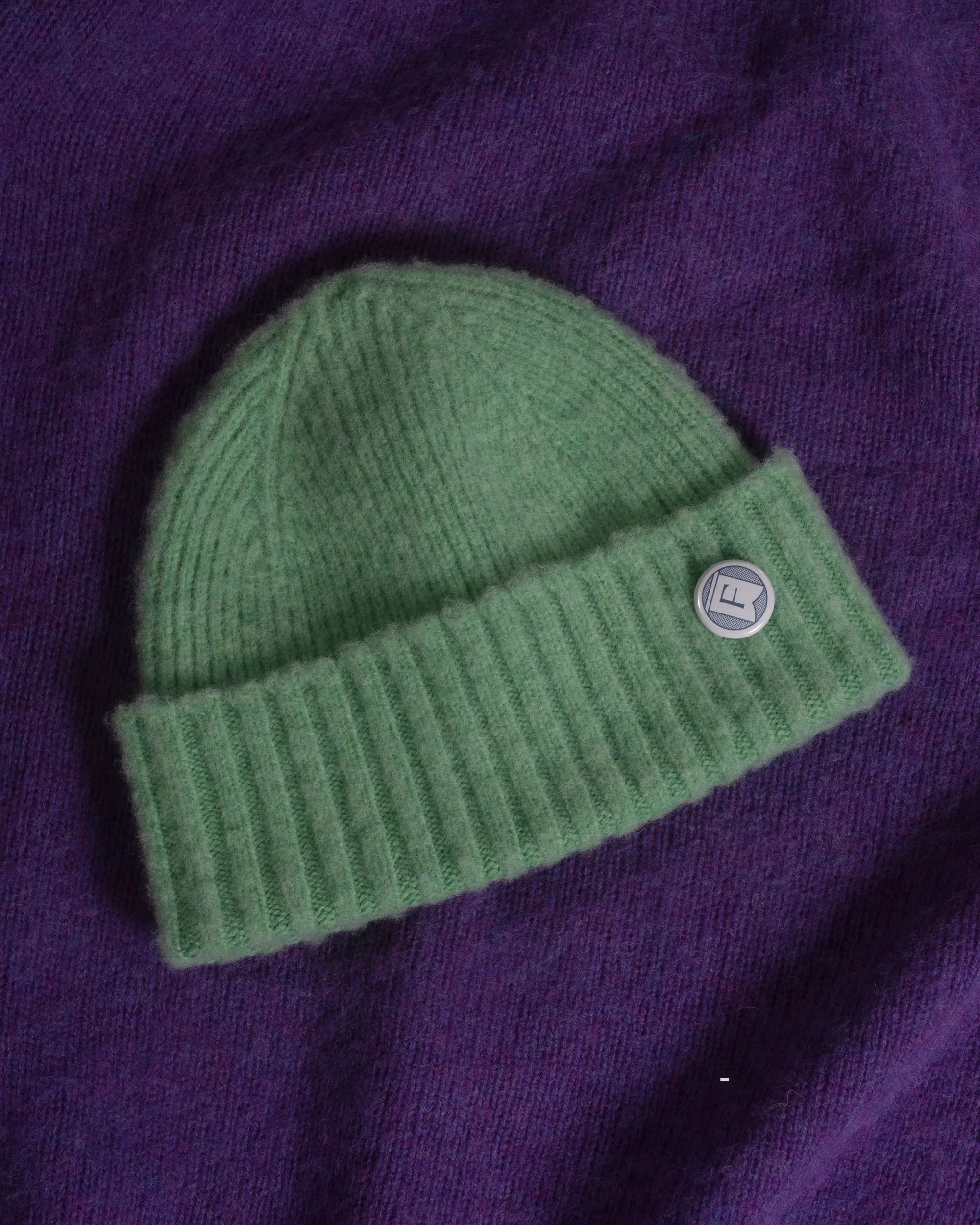 Fishtail Shaggy Beanie - Mint sold by Fishtail product image thumbnail 2