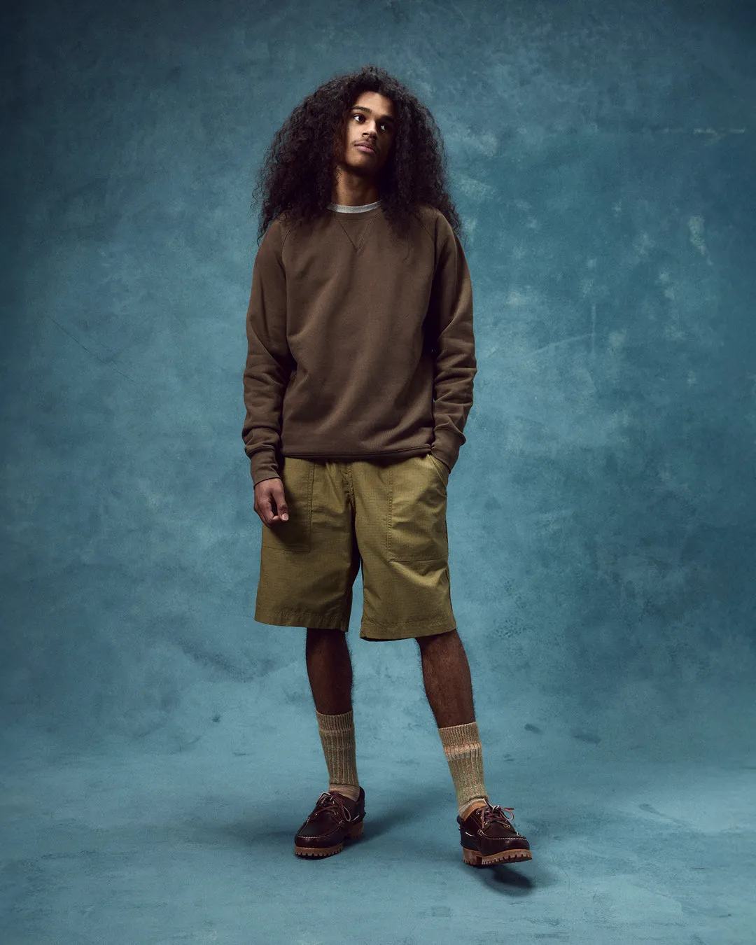 7005 Essential sweatshirt - dark taupe sold by uskees product image thumbnail 5