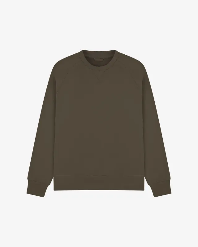 7005 Essential sweatshirt - dark taupe made by uskees