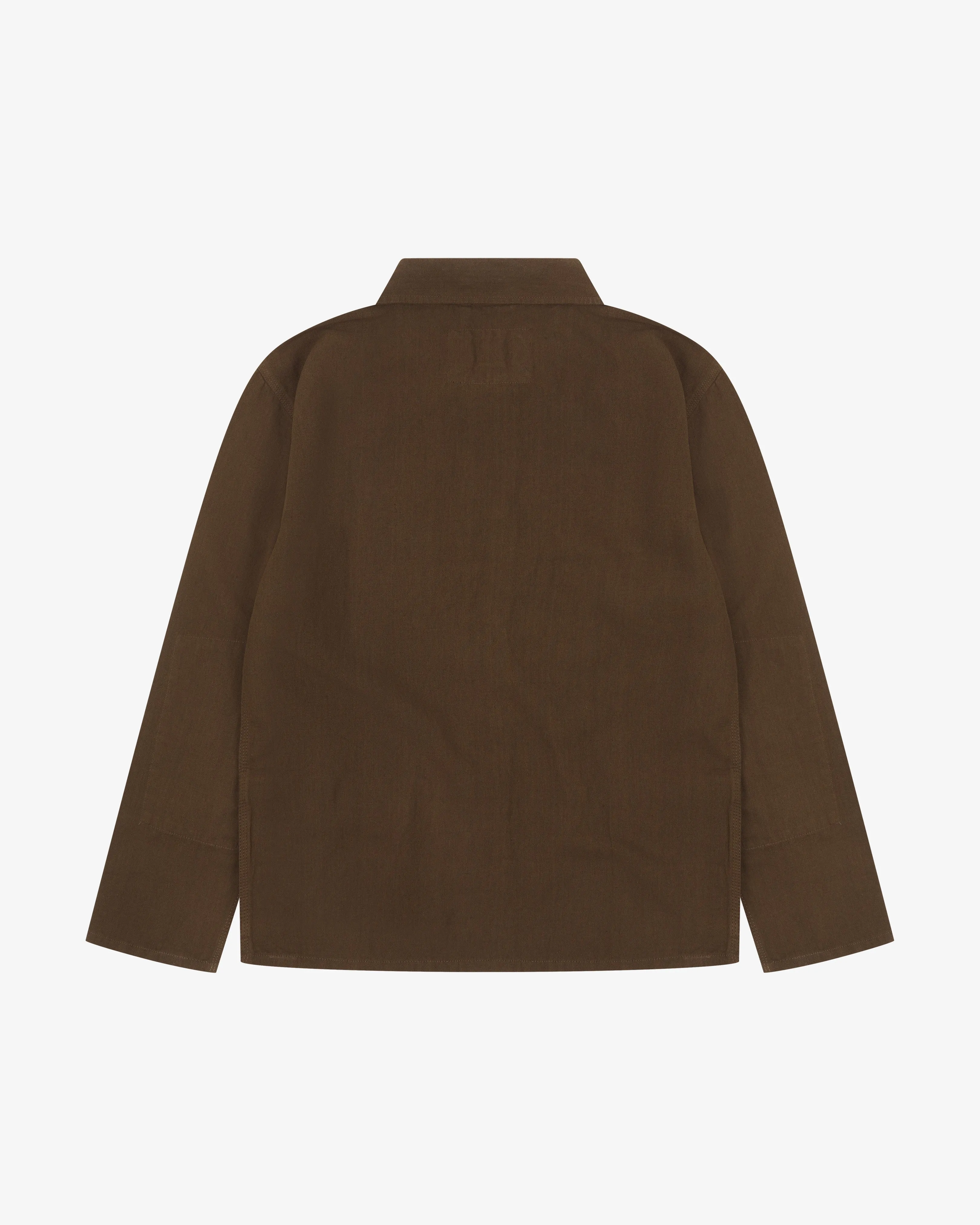 3001 Linen blend overshirt - loam sold by uskees product image thumbnail 2