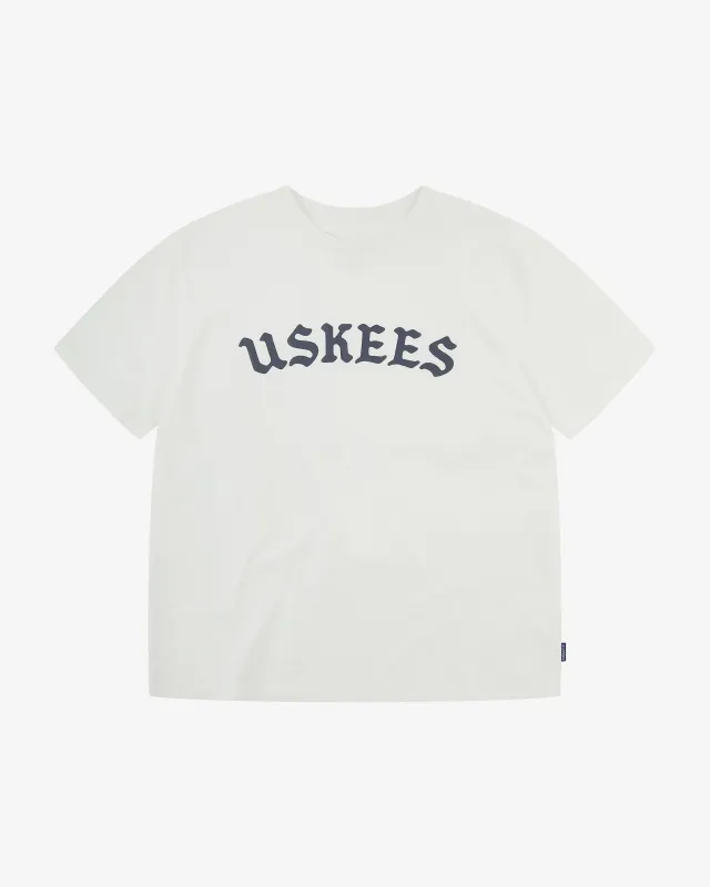 7023 B-Boy Crew t-shirt - white made by uskees