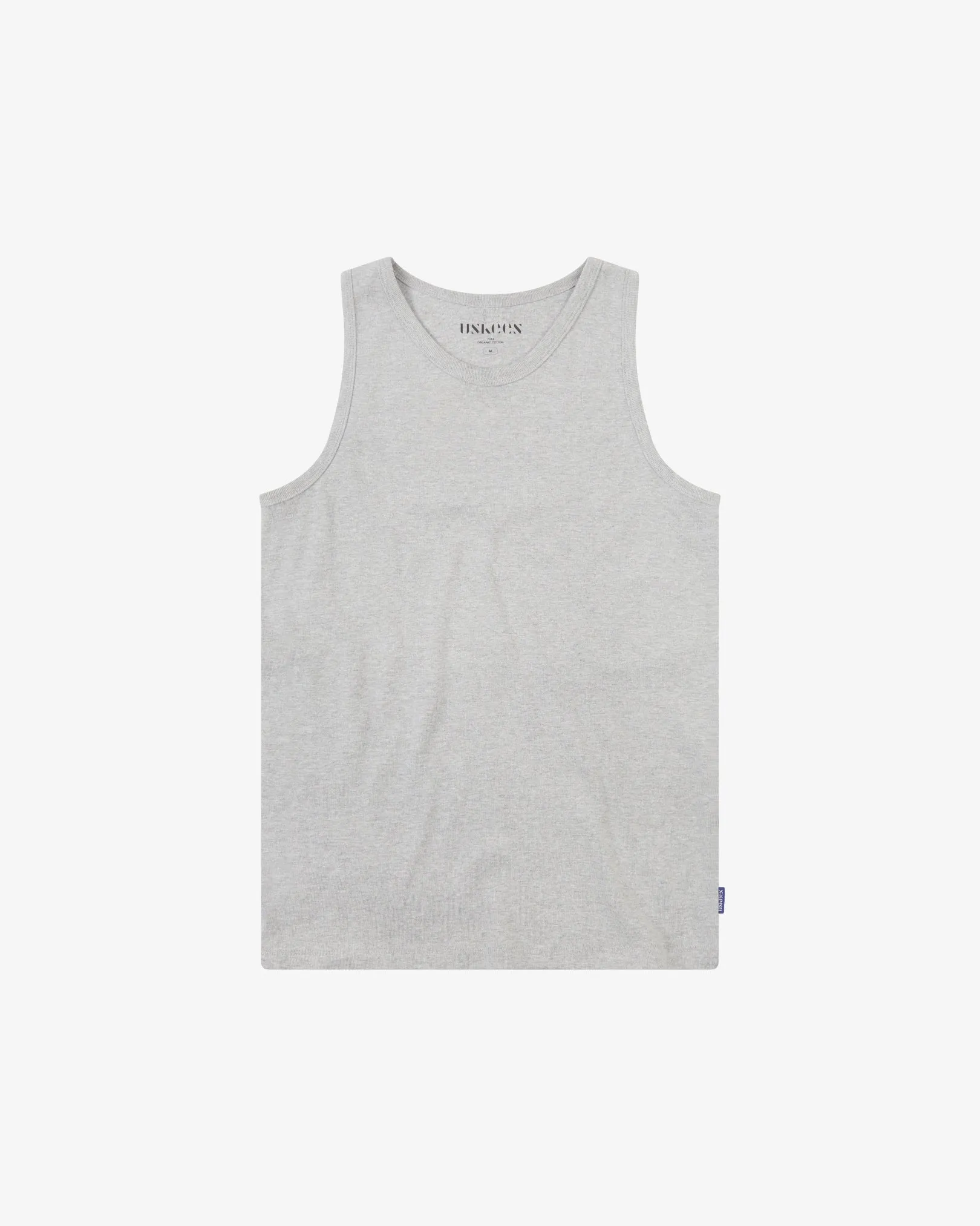7014 Workout Vest - grey marl sold by uskees