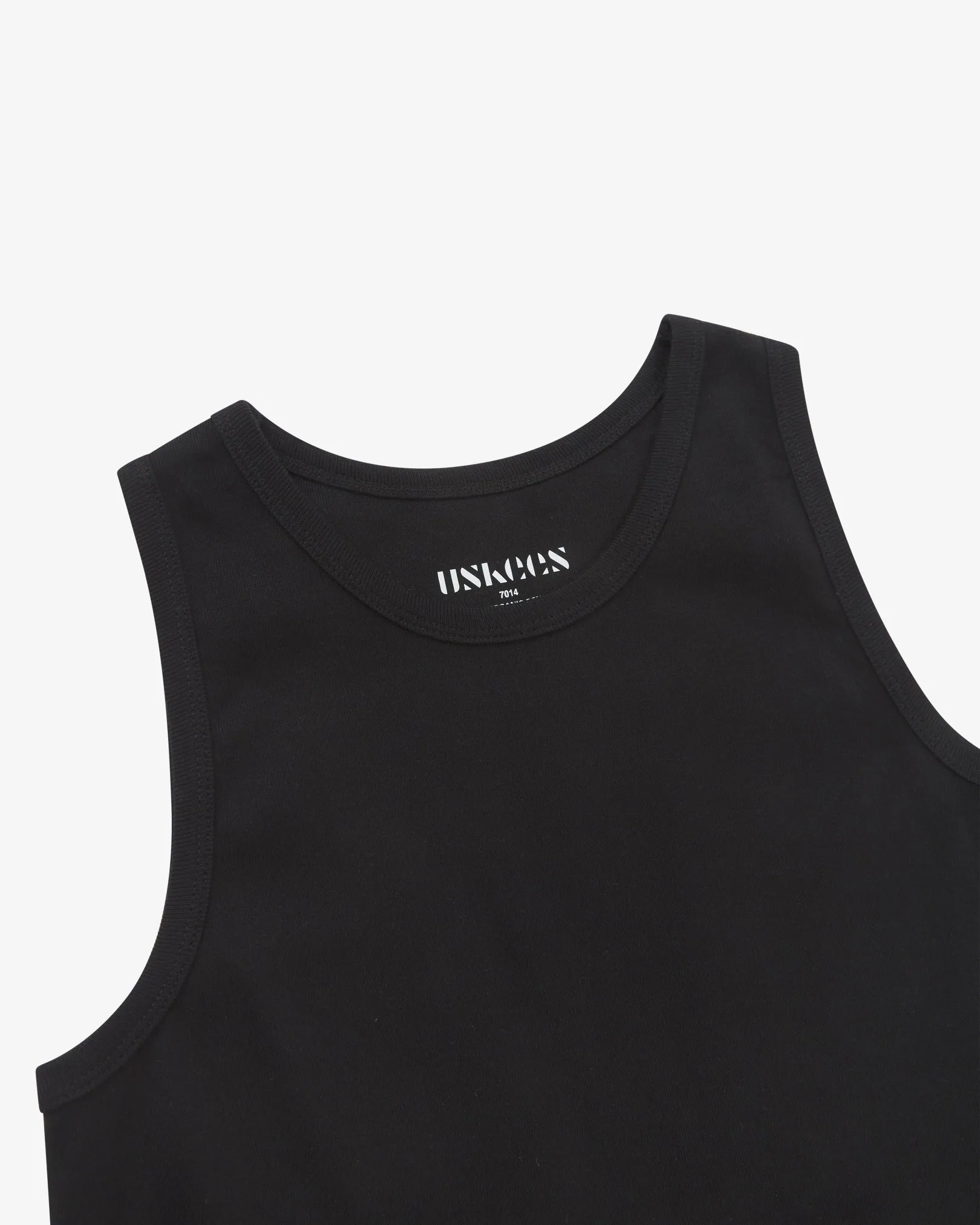 7014 Workout Vest - faded black sold by uskees product image thumbnail 3