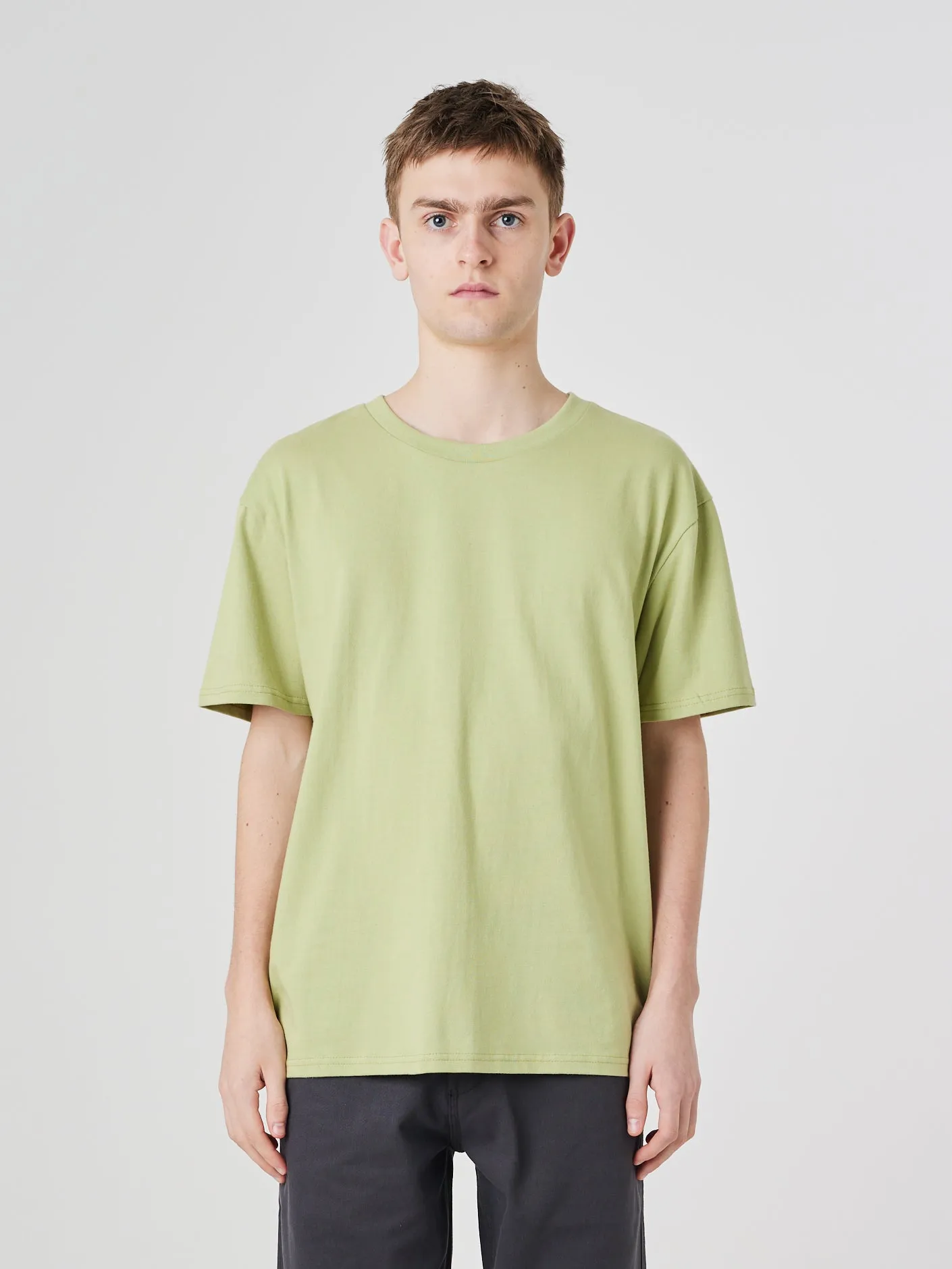 7006 Essential t-shirt - lichen sold by uskees product image thumbnail 2