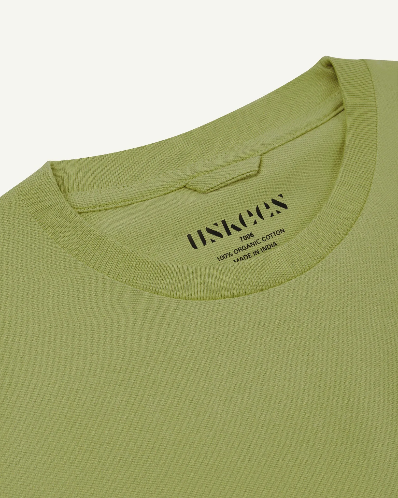 7006 Essential t-shirt - lichen sold by uskees product image thumbnail 4