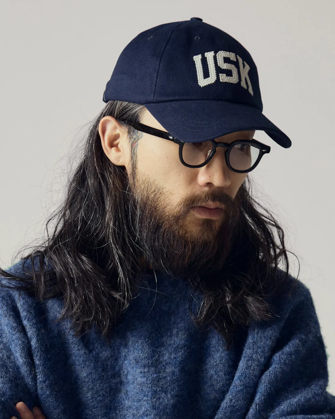 4020 Signature cap - navy sold by uskees product image thumbnail 2