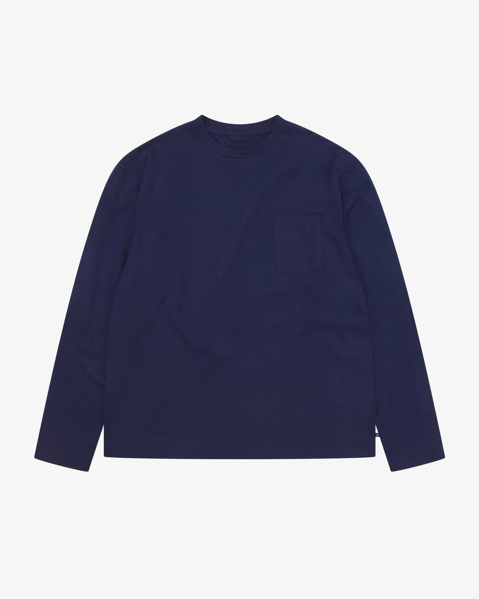 7010 Essential long sleeve t-shirt - deep indigo sold by uskees