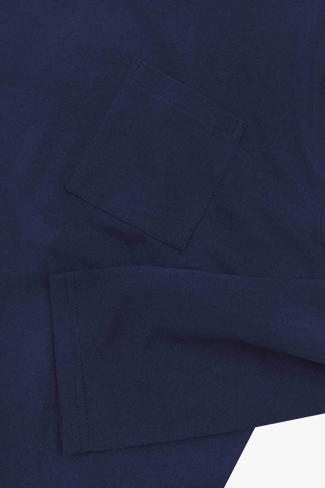 7010 Essential long sleeve t-shirt - deep indigo sold by uskees product image thumbnail 3
