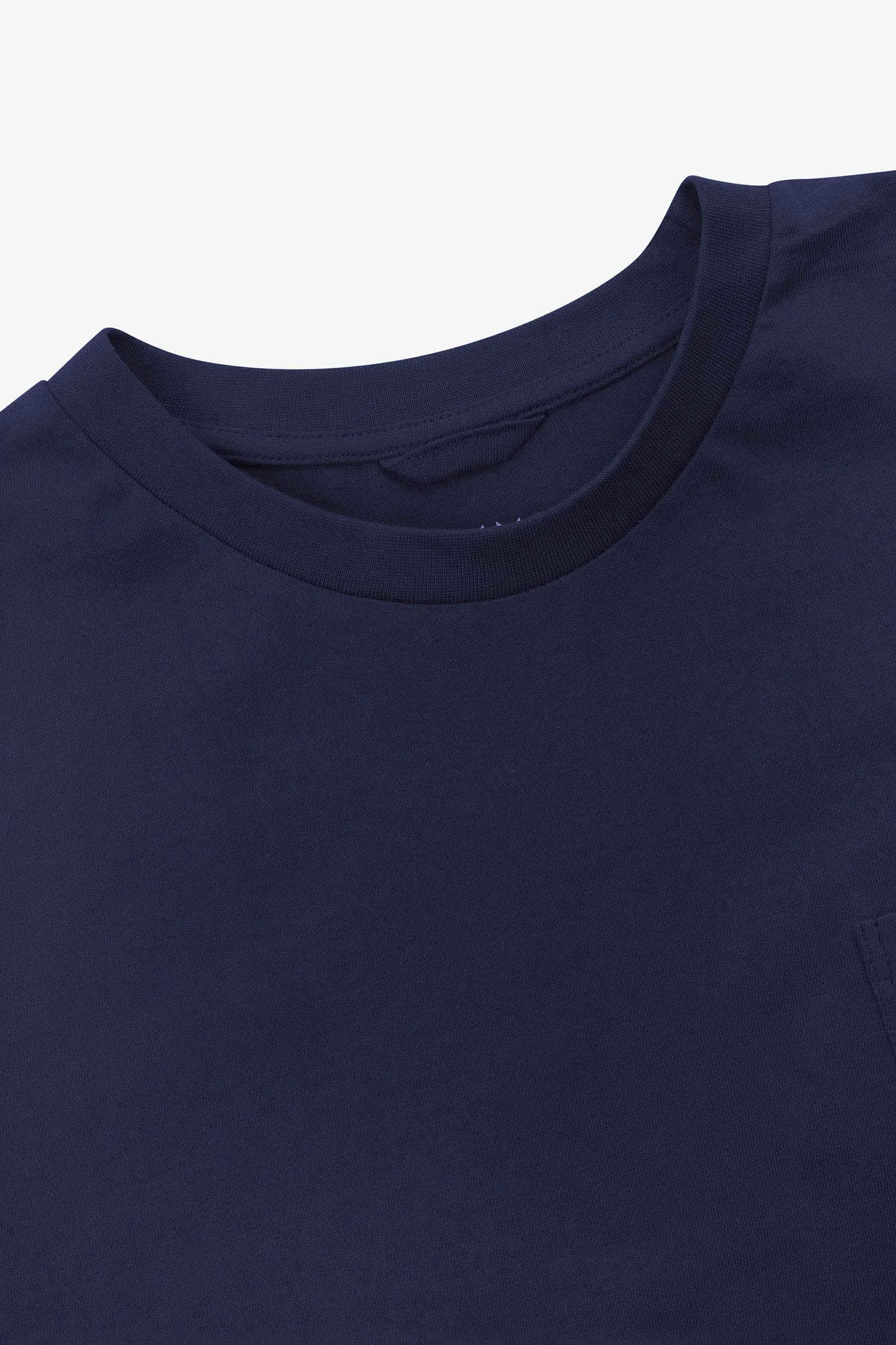 7010 Essential long sleeve t-shirt - deep indigo sold by uskees product image thumbnail 4