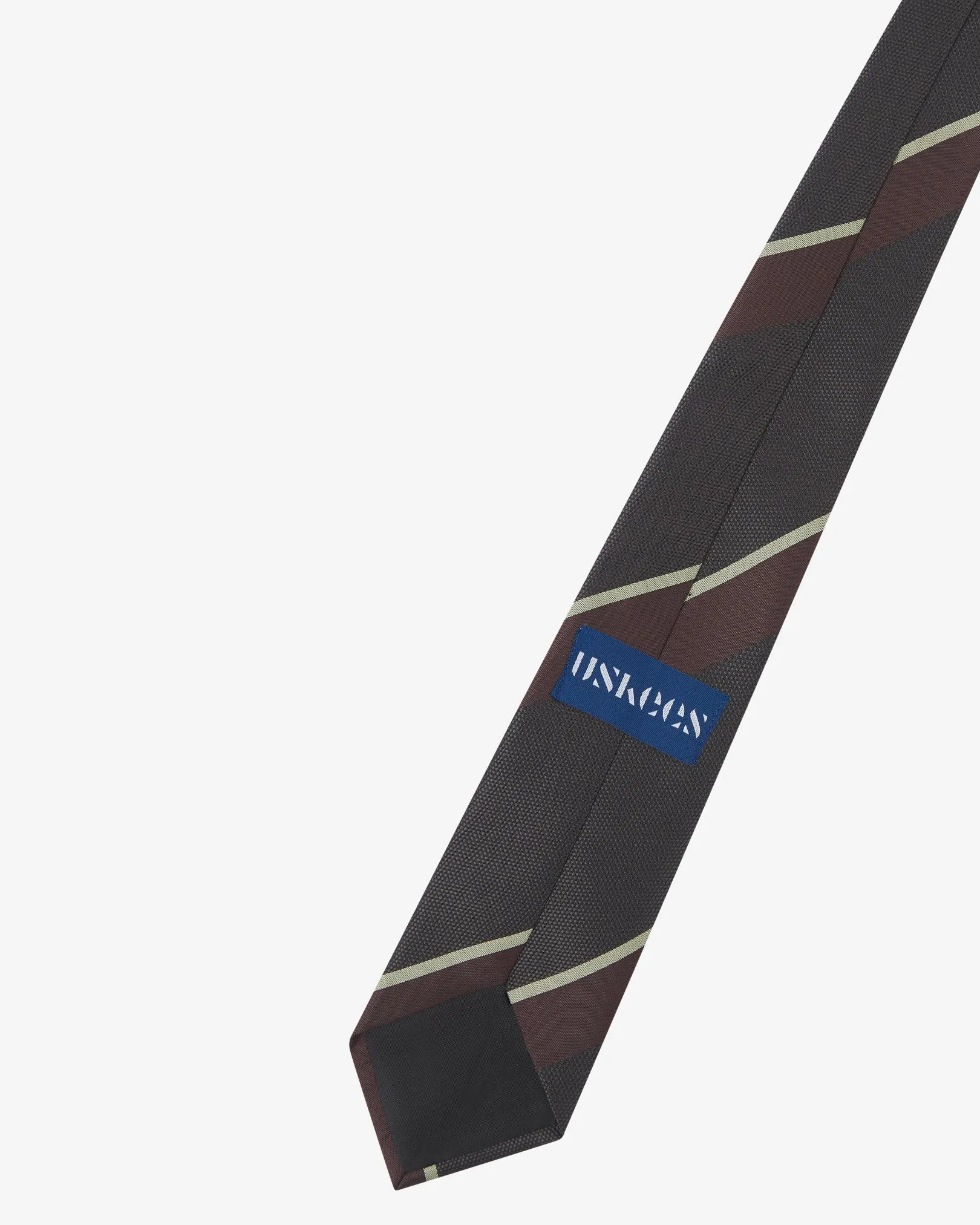 4014 Repp Tie - charcoal sold by uskees product image thumbnail 3