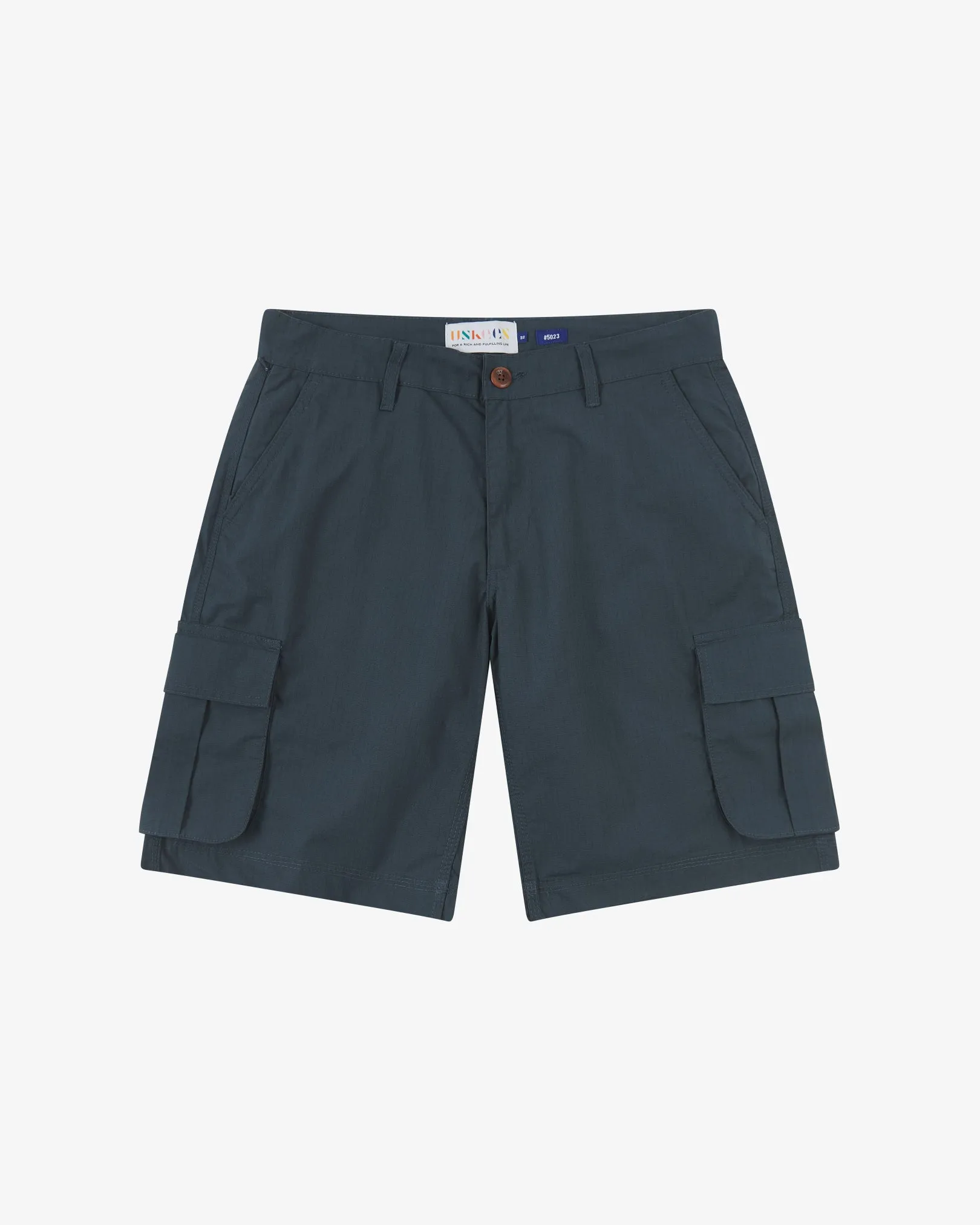 5023 Ripstop cargo shorts - blueberry sold by uskees