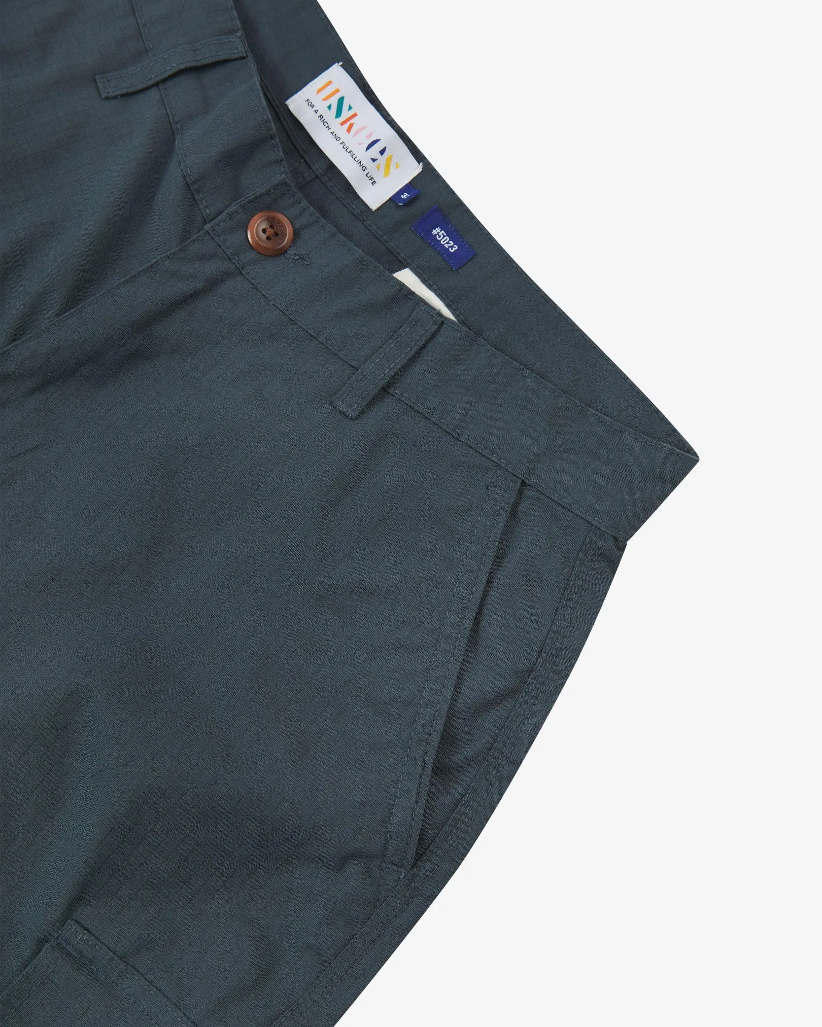 5023 Ripstop cargo shorts - blueberry sold by uskees product image thumbnail 4
