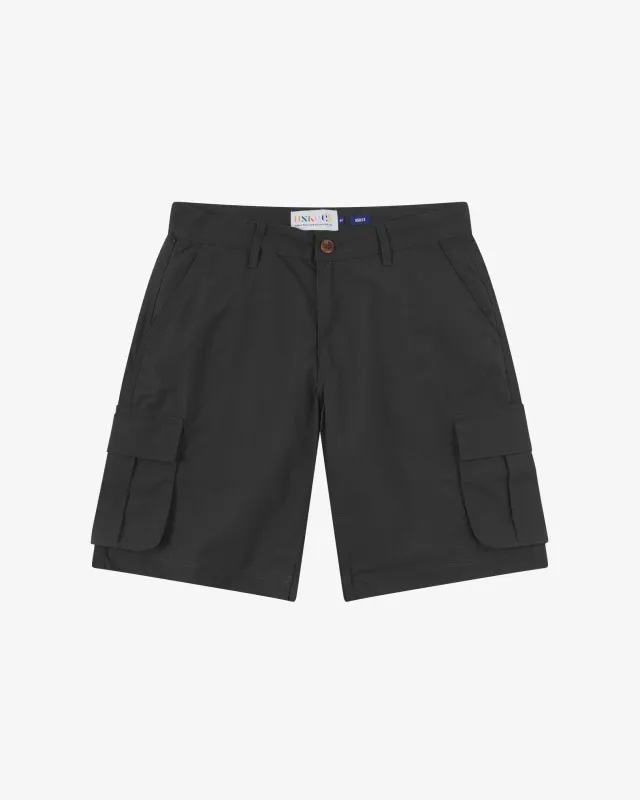 5023 Ripstop cargo shorts - black made by uskees