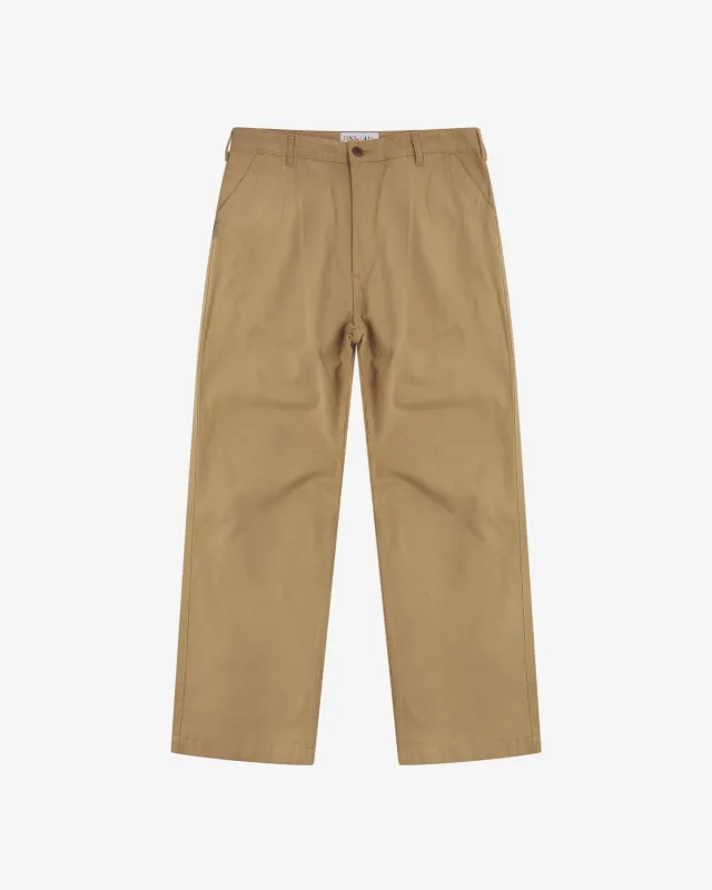 5005 Twill workwear pants - khaki made by uskees
