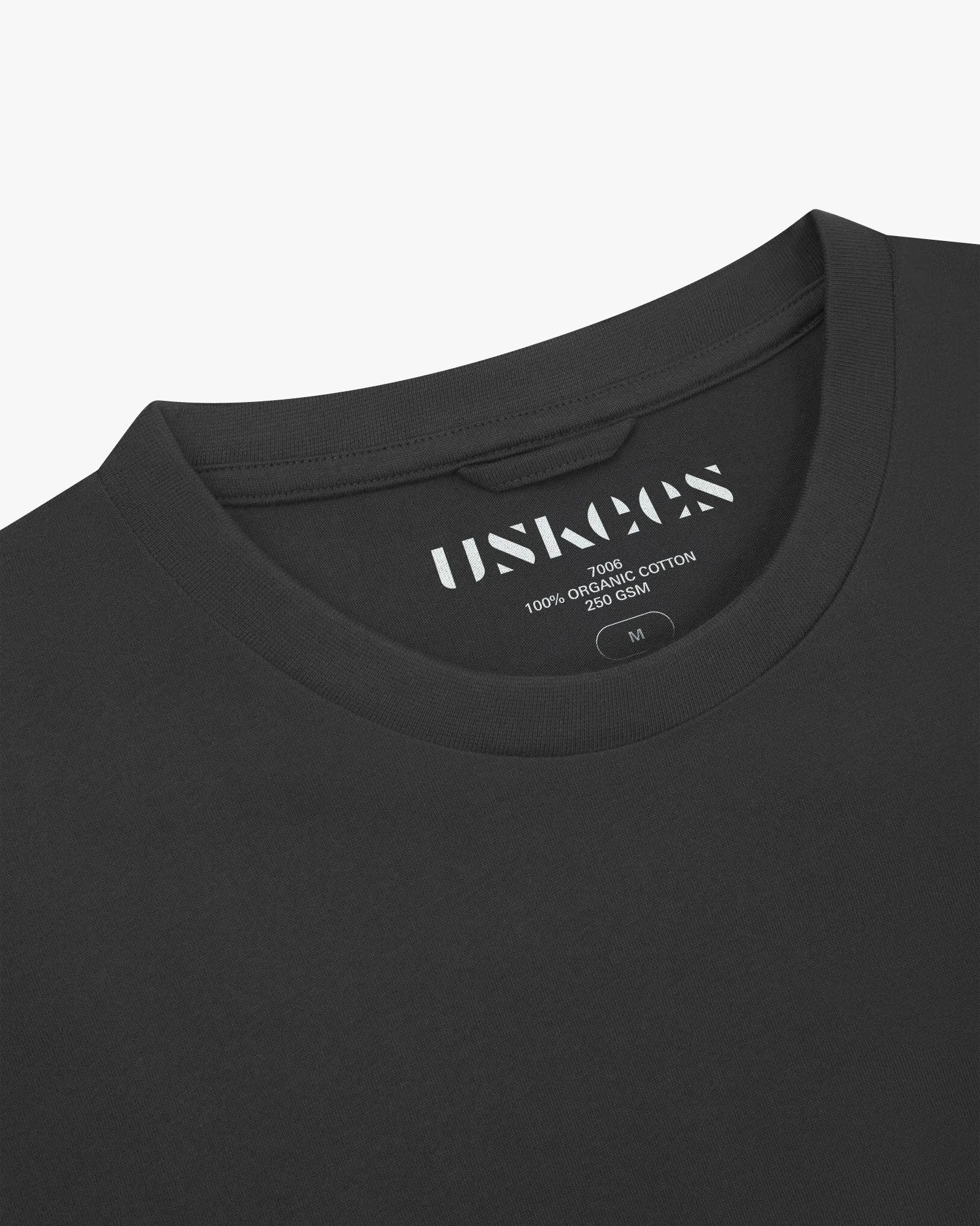 7006 Essential t-shirt - faded black sold by uskees product image thumbnail 4