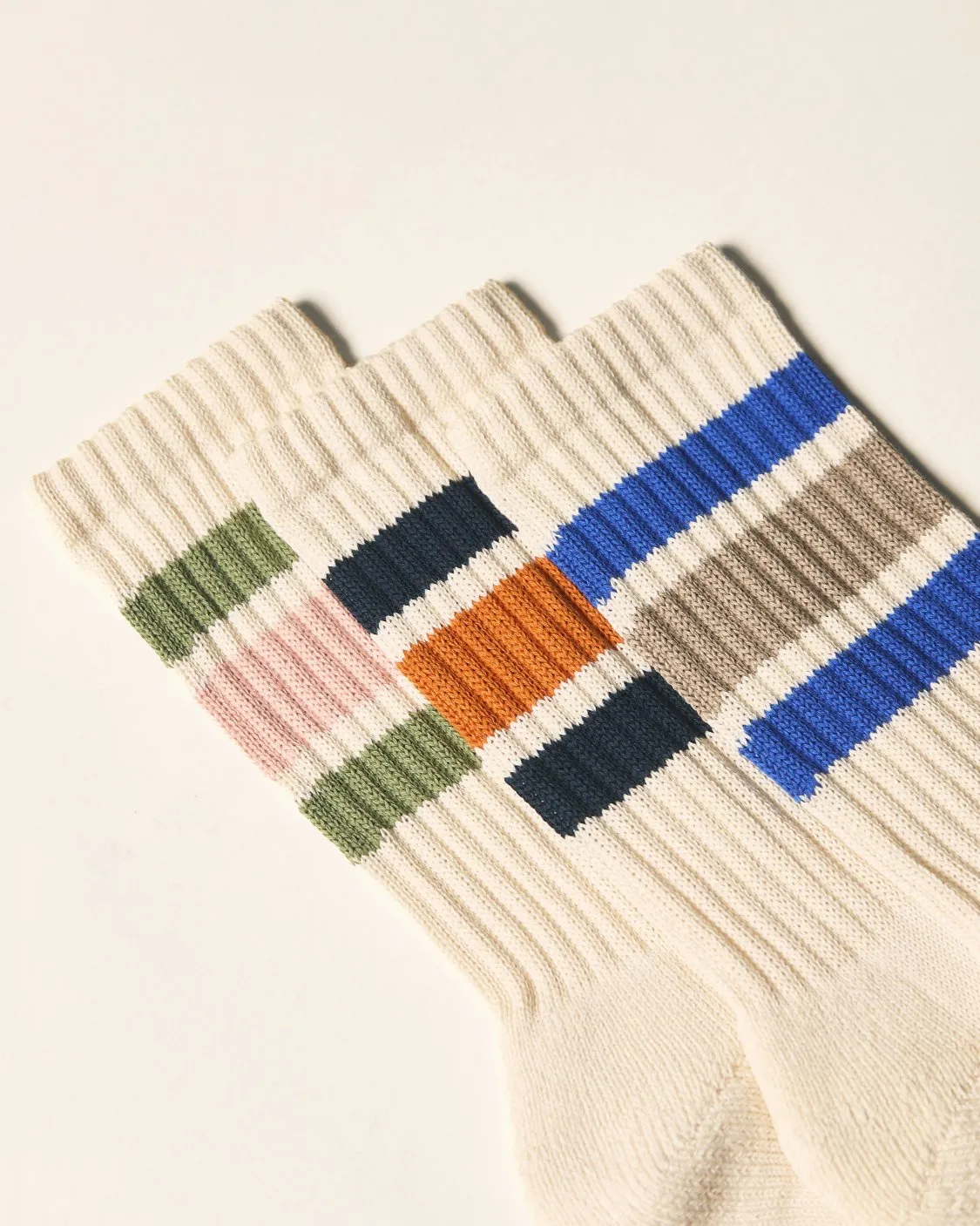 4011 College Stripe Socks in gold sold by uskees product image thumbnail 3