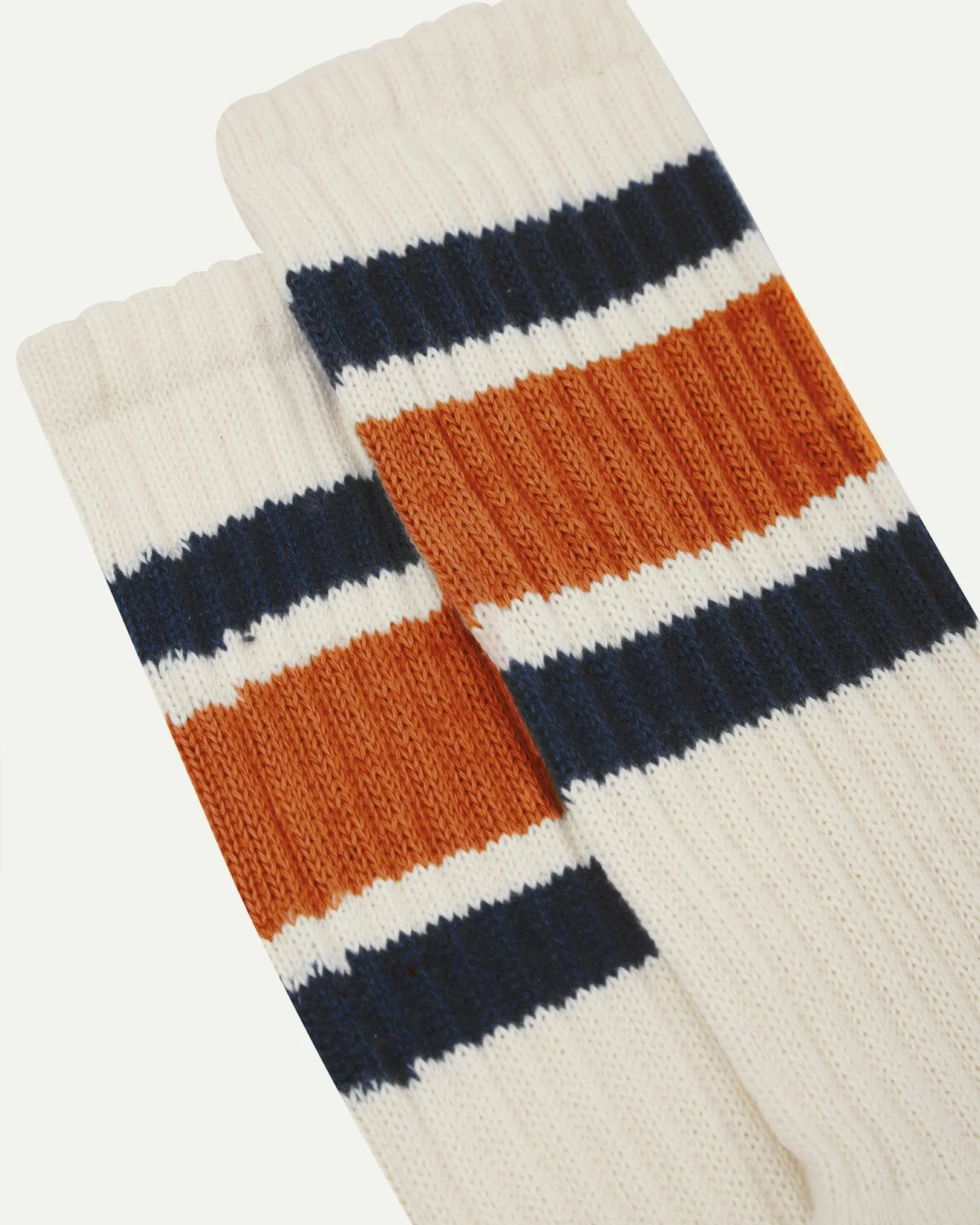 4011 College Stripe Socks in gold sold by uskees product image thumbnail 2