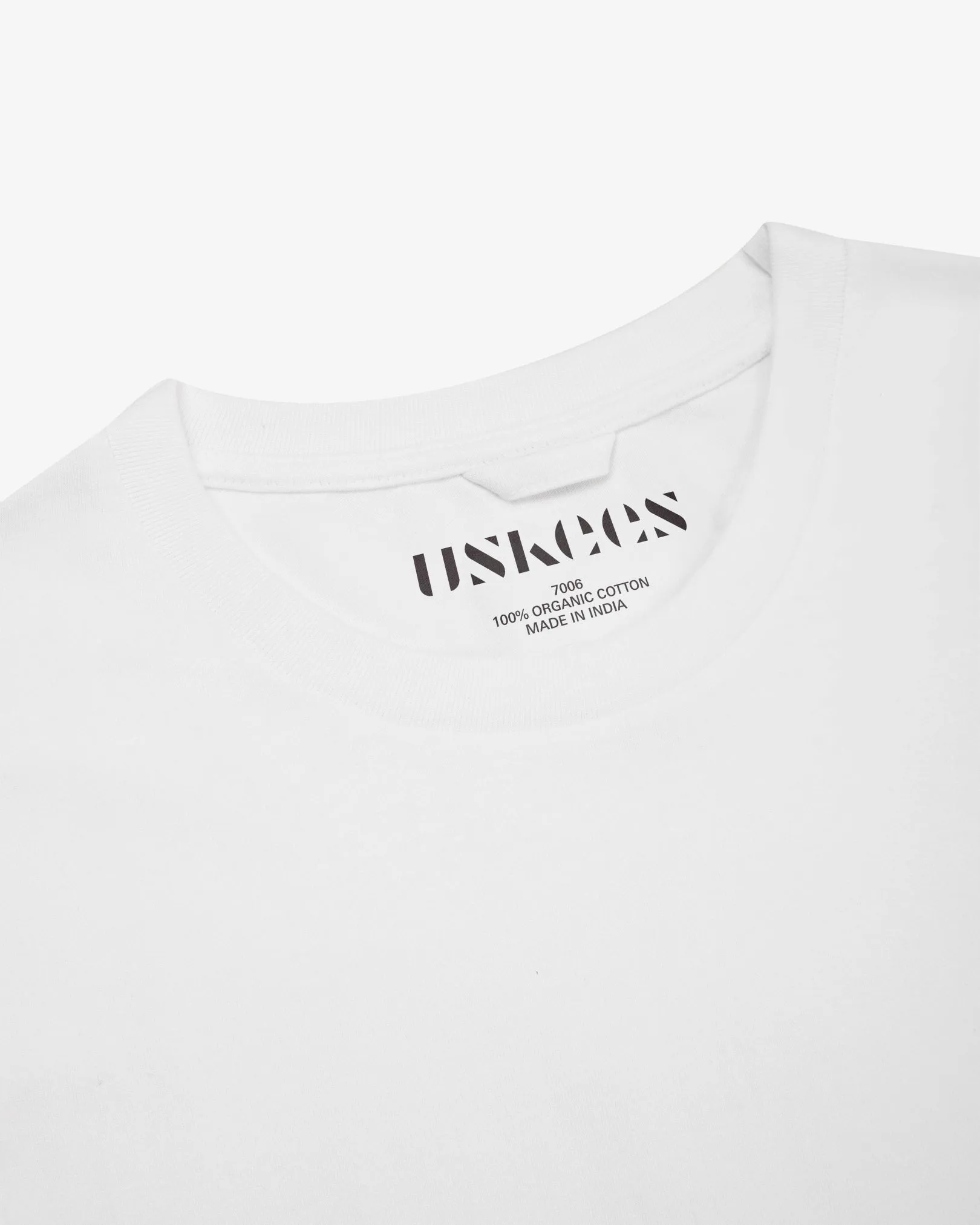 7006 Essential t-shirt - white sold by uskees product image thumbnail 4