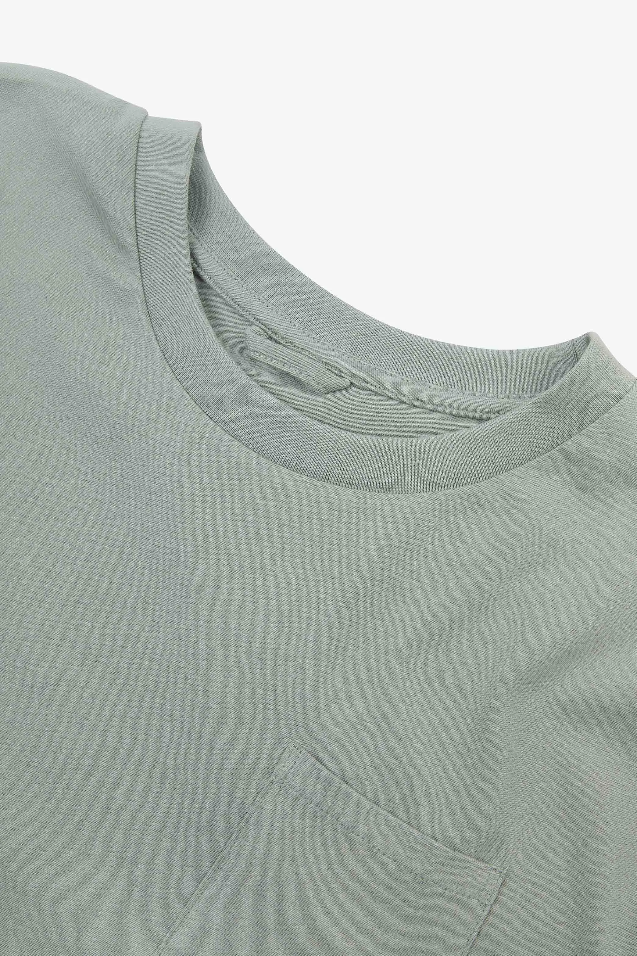 7010 Essential long sleeve t-shirt - steel sold by uskees product image thumbnail 4