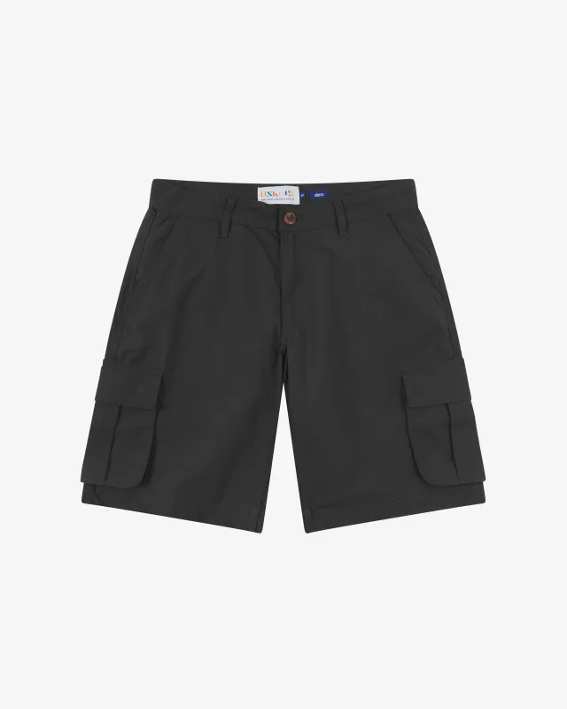 5023 Ripstop cargo shorts - Previous Dye Batch - black made by uskees